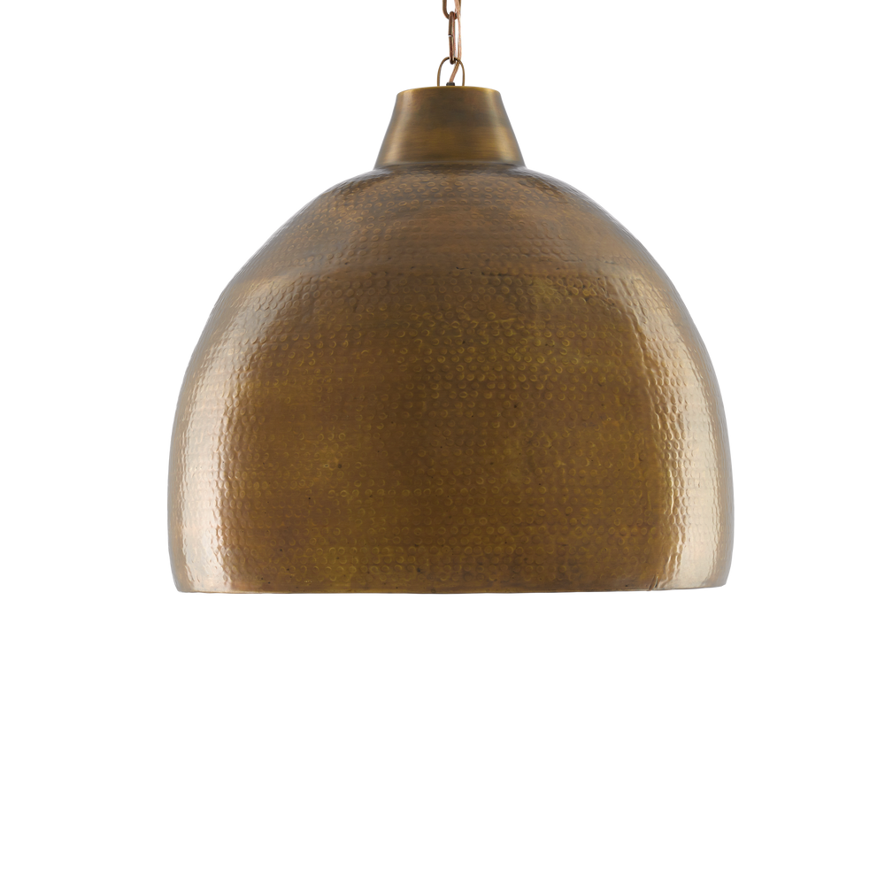
                      
                        Earthshine Large Brass Pendant.
                      
                    