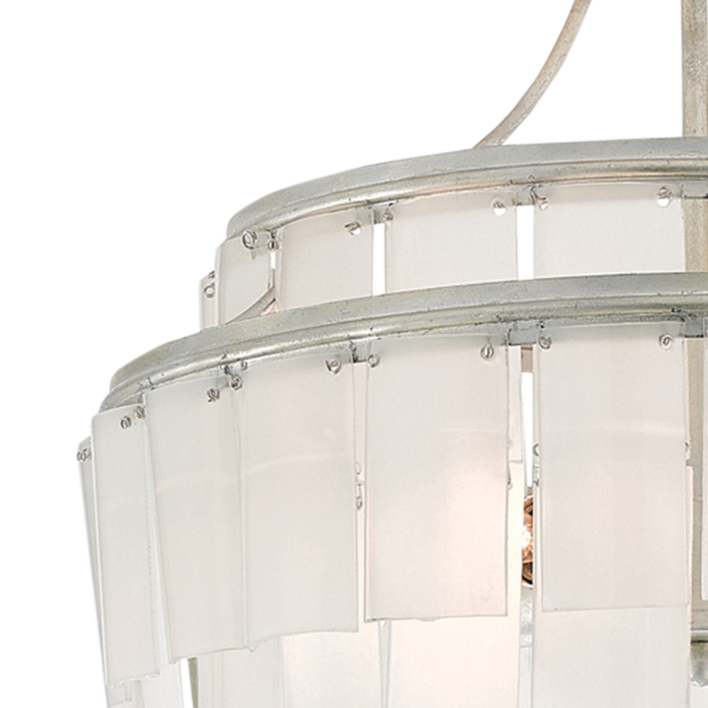 Vintner White Semi-Flush Mount