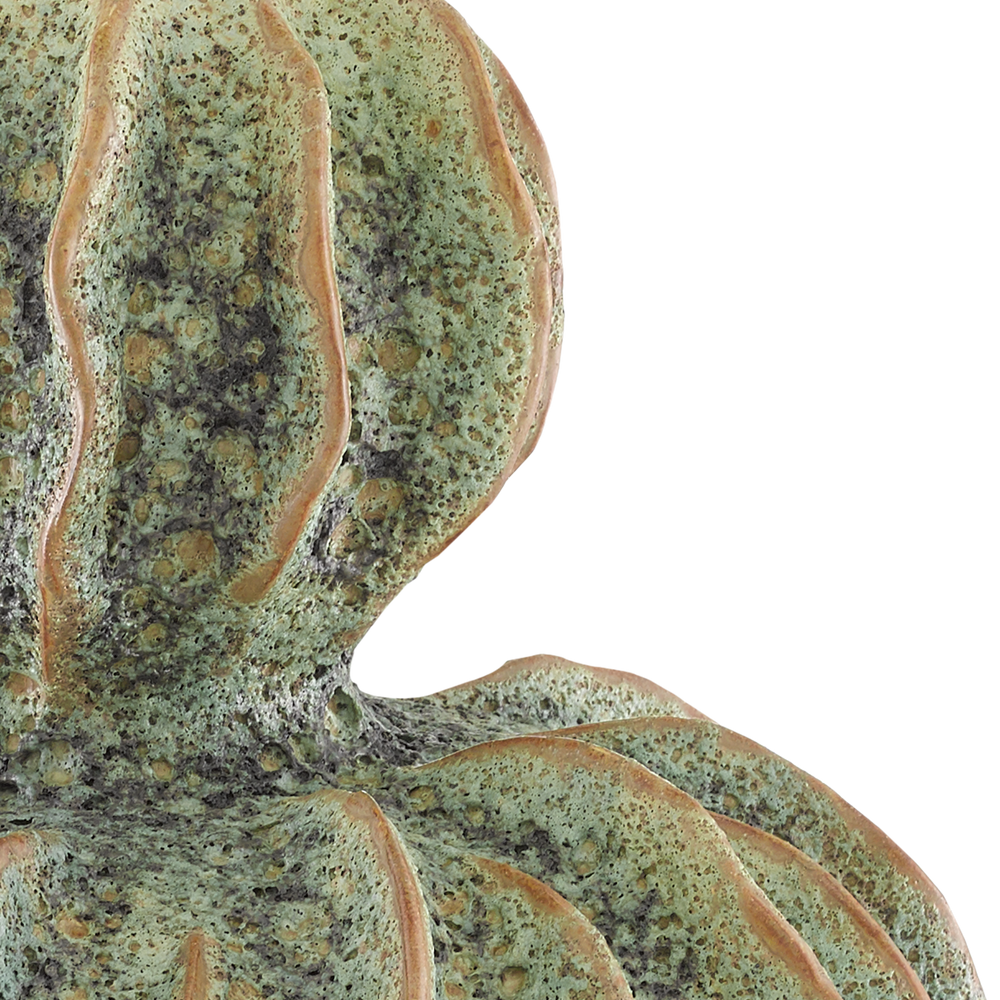 Sunken Boat Double Gourd Green Vase