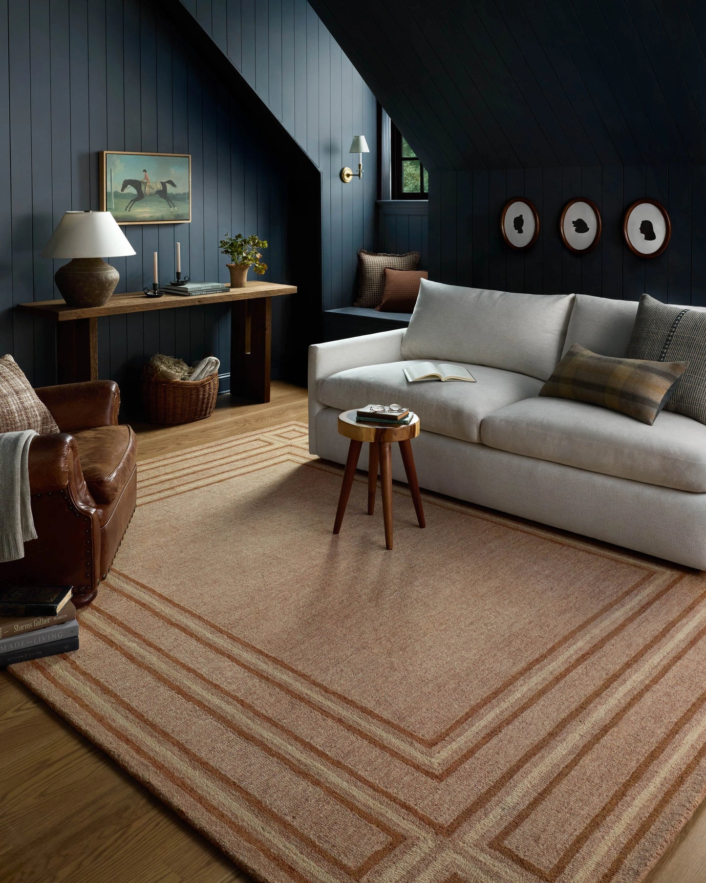 Chris Loves Julia x Loloi Alfie Blush / Rose 8'-6" x 11'-6" Area Rug
