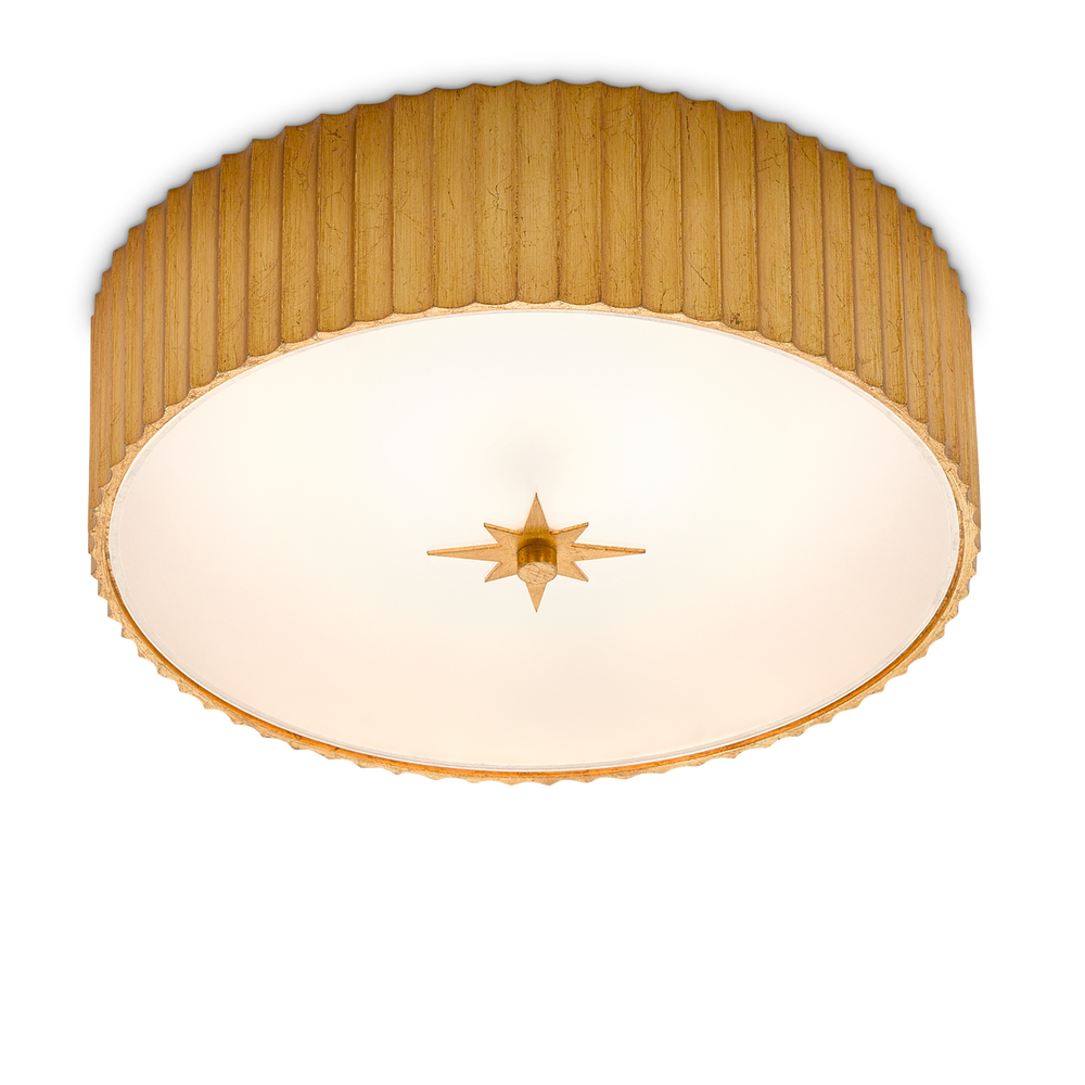 
                      
                        Caravel Gold Flush Mount
                      
                    