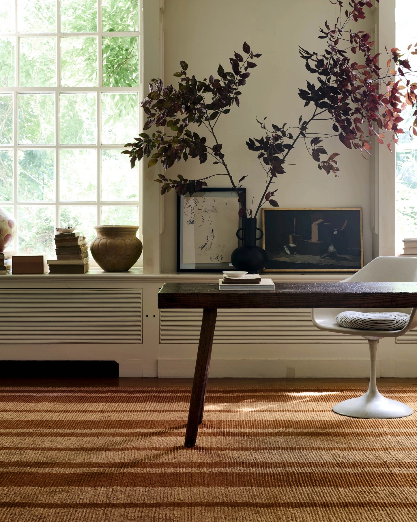 Leanne Ford x Loloi Weatherstaff Cinnamon / Natural 7'-9" x 9'-9" Area Rug