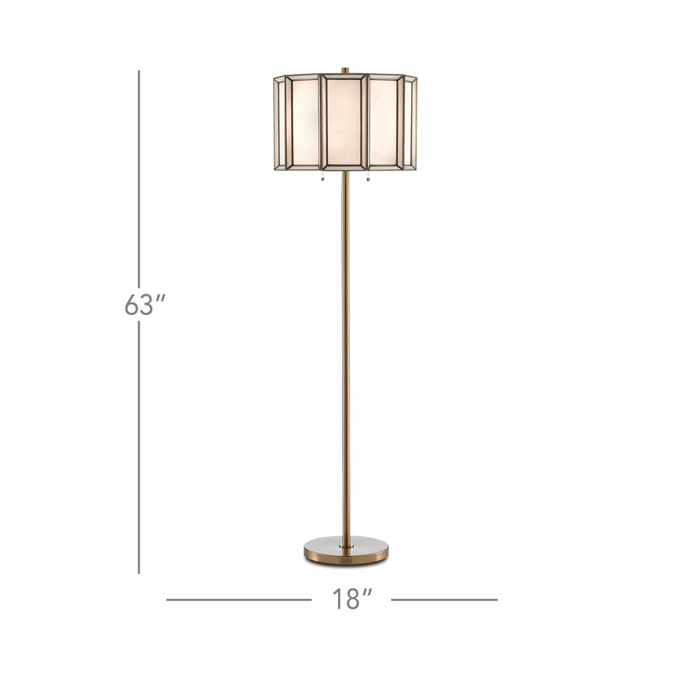 
                      
                        Daze Brass Floor Lamp
                      
                    