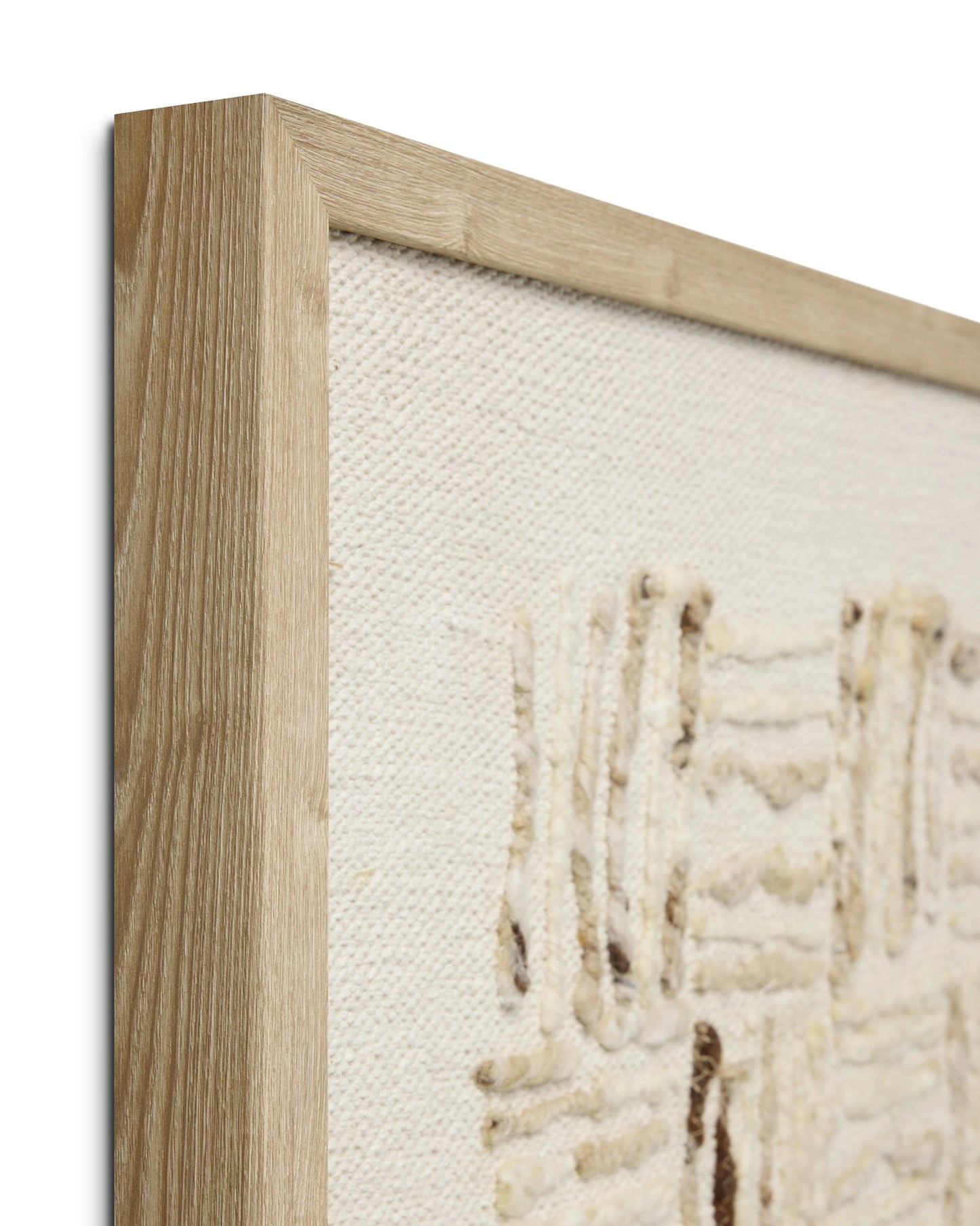 Amber Lewis x Loloi Big Sur Ivory / White 3'-4" x 5'-0" Wall Art