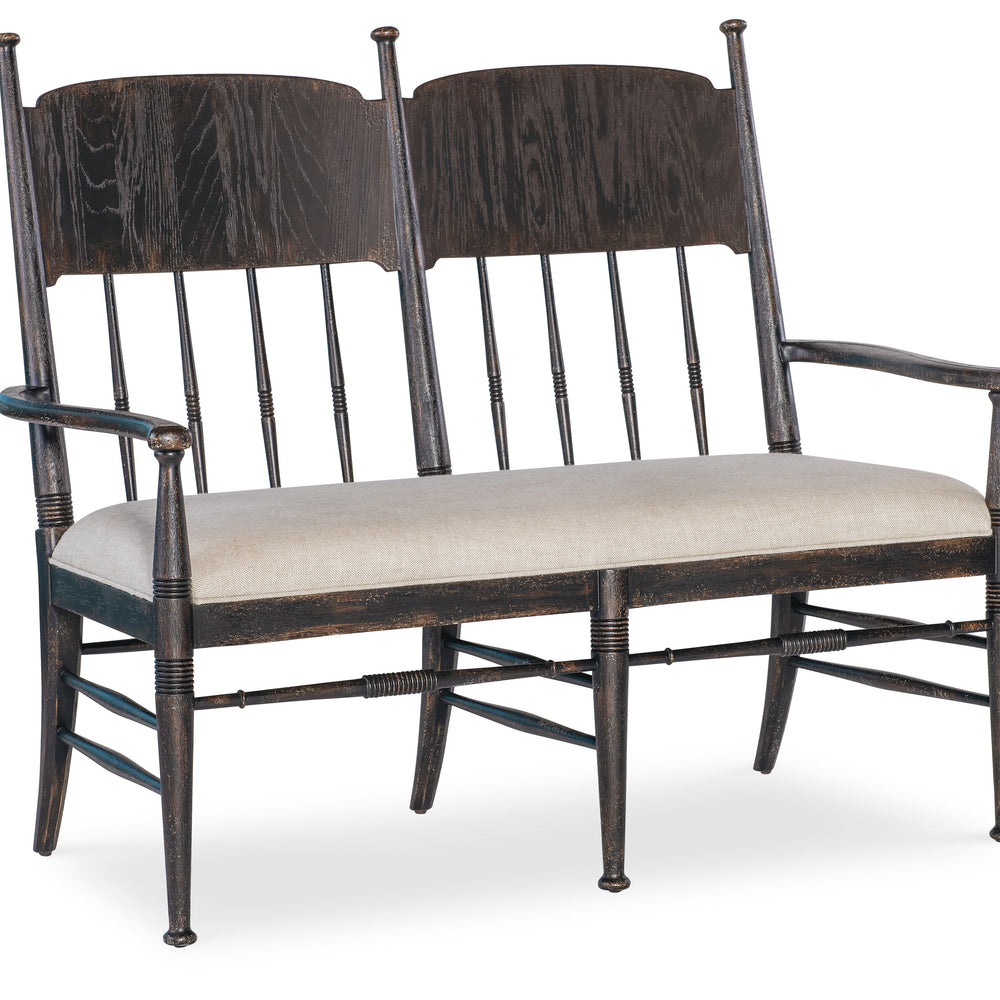 Americana Dining Bench - Black