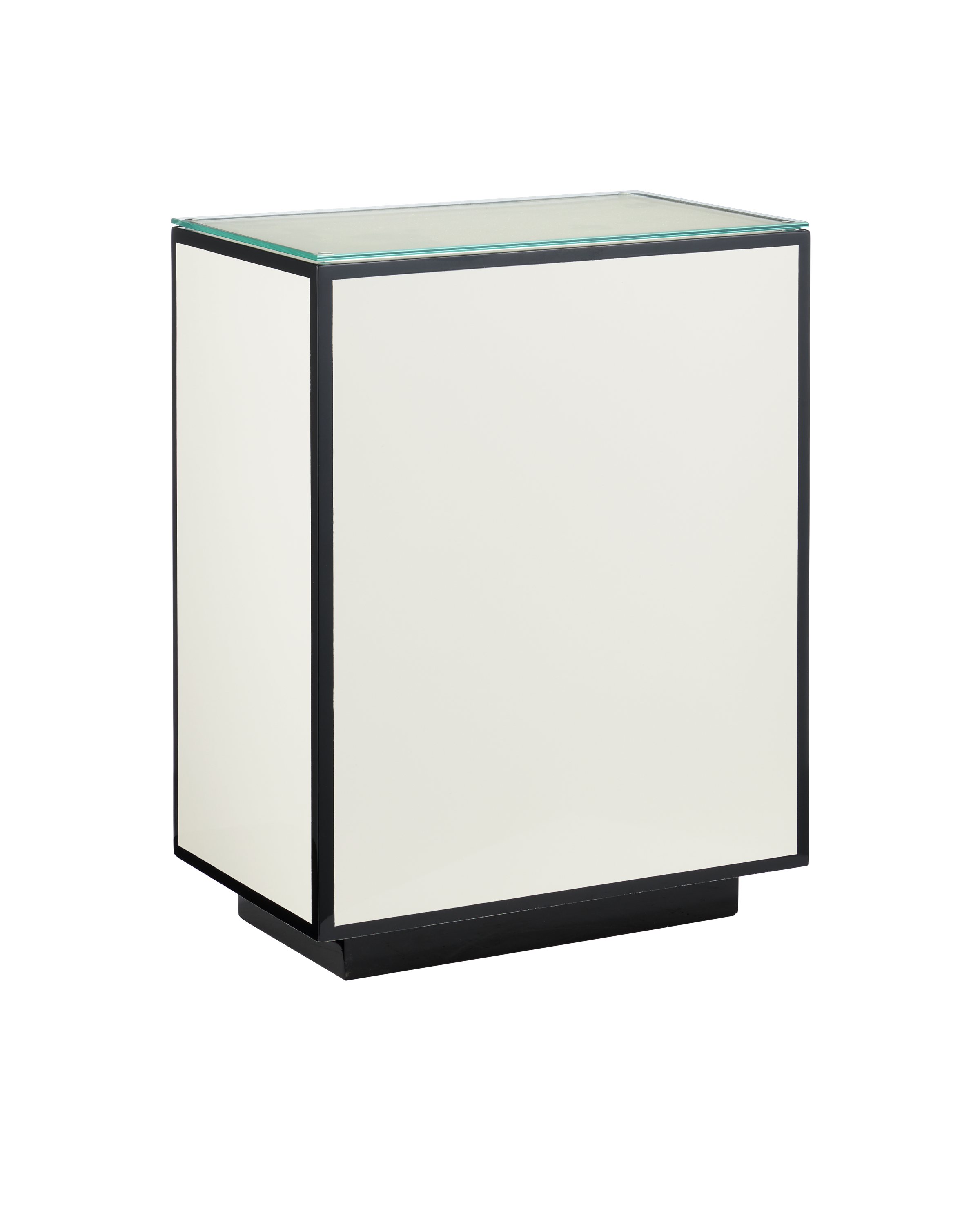 Ivory Lacquer Side Table - Thumbnail 2