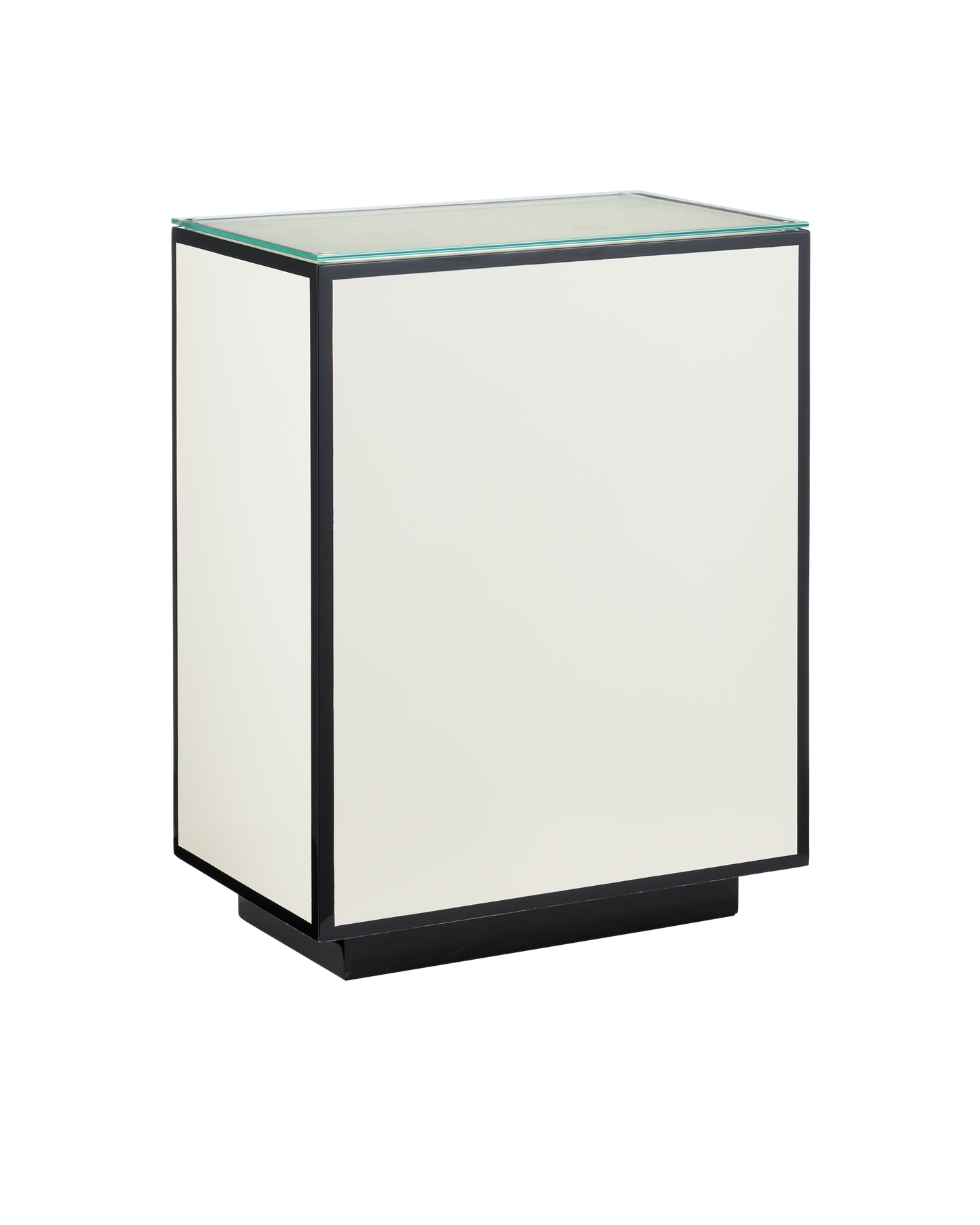 Ivory Lacquer Side Table