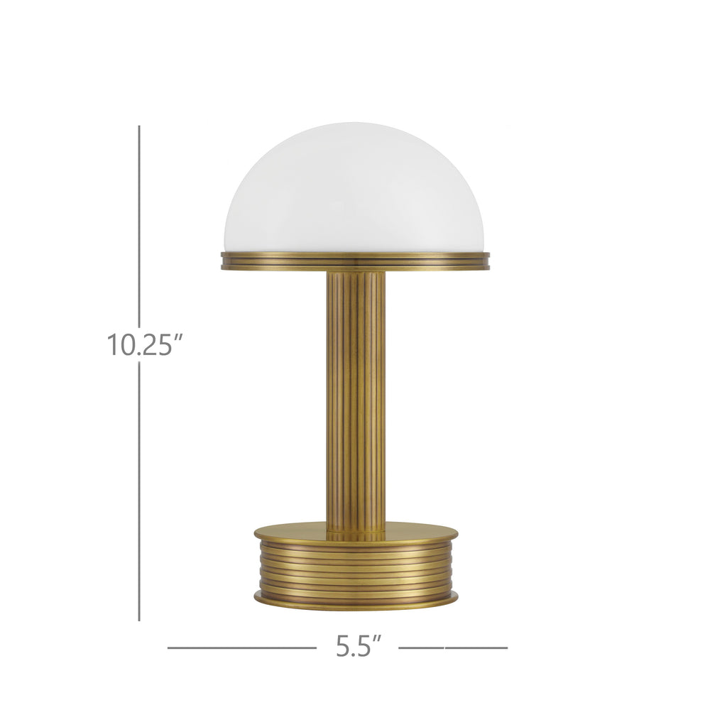 
                      
                        Promenade Brass Cordless Table Lamp.
                      
                    