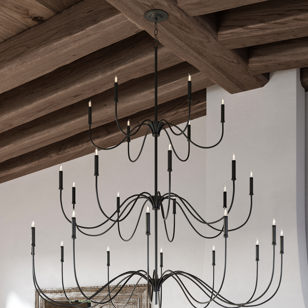 
                      
                        Tirrell Large Black Chandelier
                      
                    
