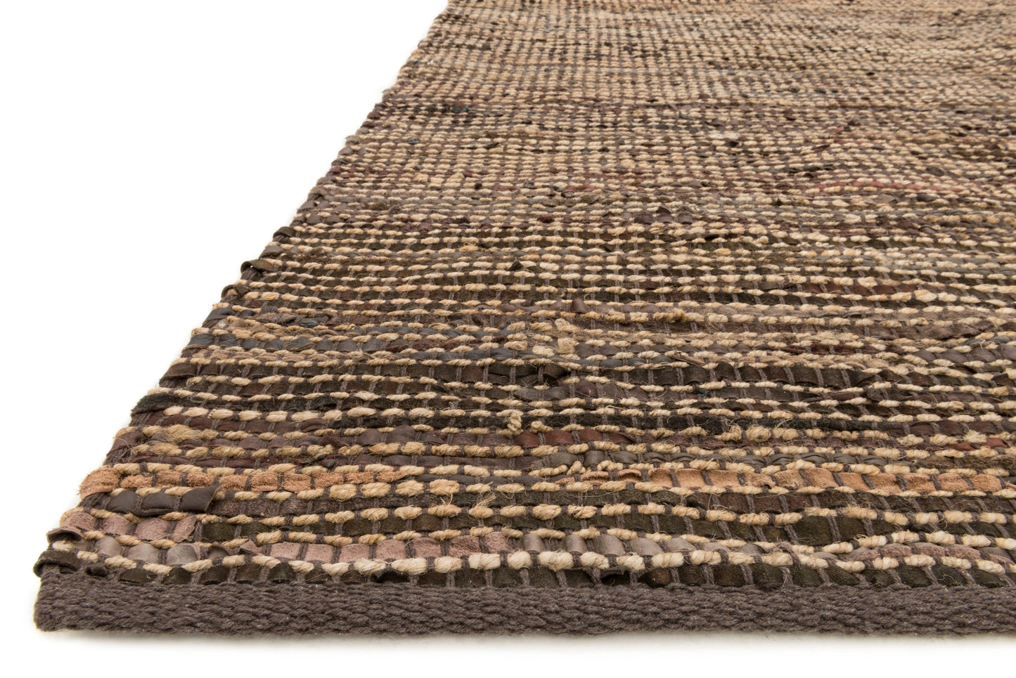 Loloi Edge Brown 2'-3" x 3'-9" Accent Rug