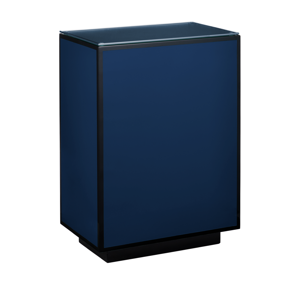 
                      
                        Navy Lacquer Side Table
                      
                    