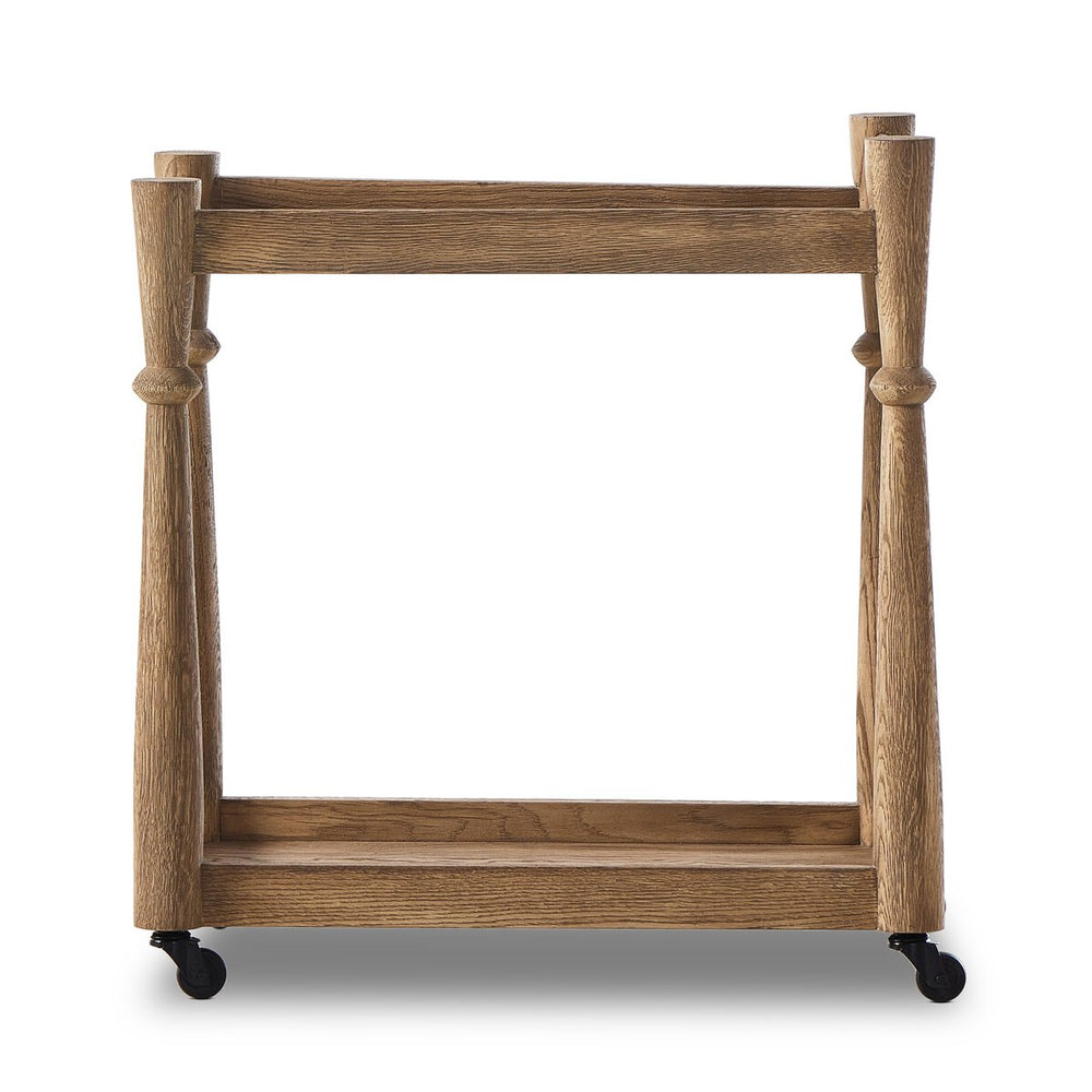 Alamosa Bar Cart - Light Wash Oak