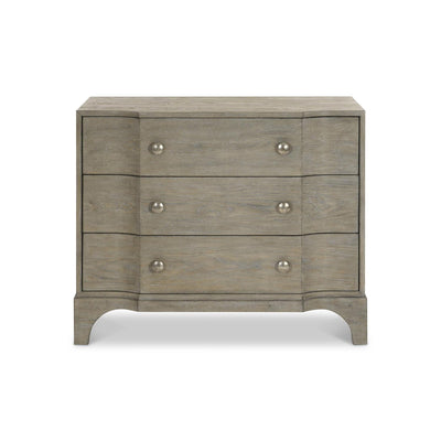 Albion Nightstand with Pewter Finish