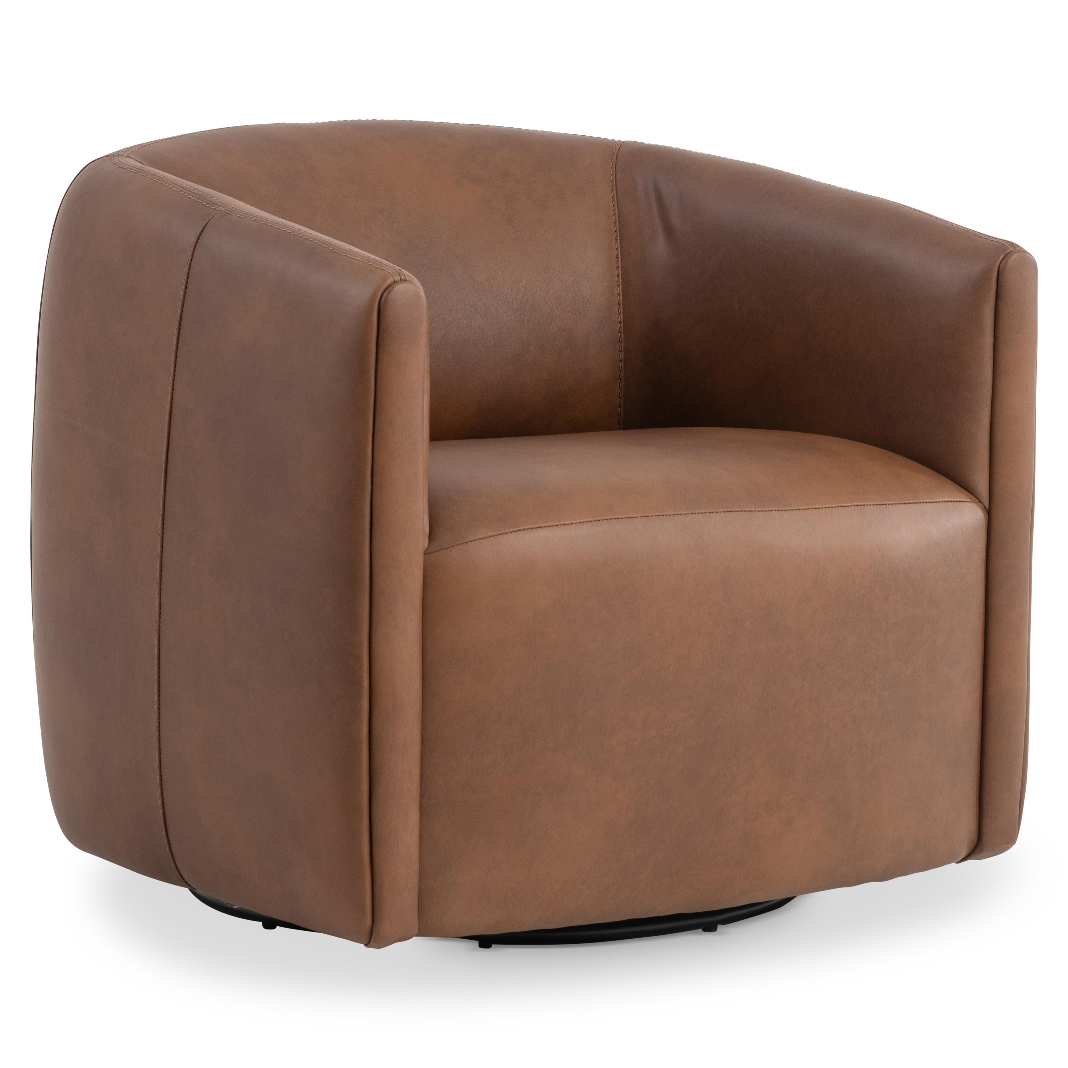 Aline Custom Quick Ship Swivel Chair - Thumbnail 2