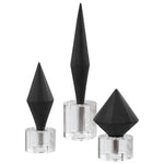 Alize Black Sculptures,, S/3 - #shop_name Accessories