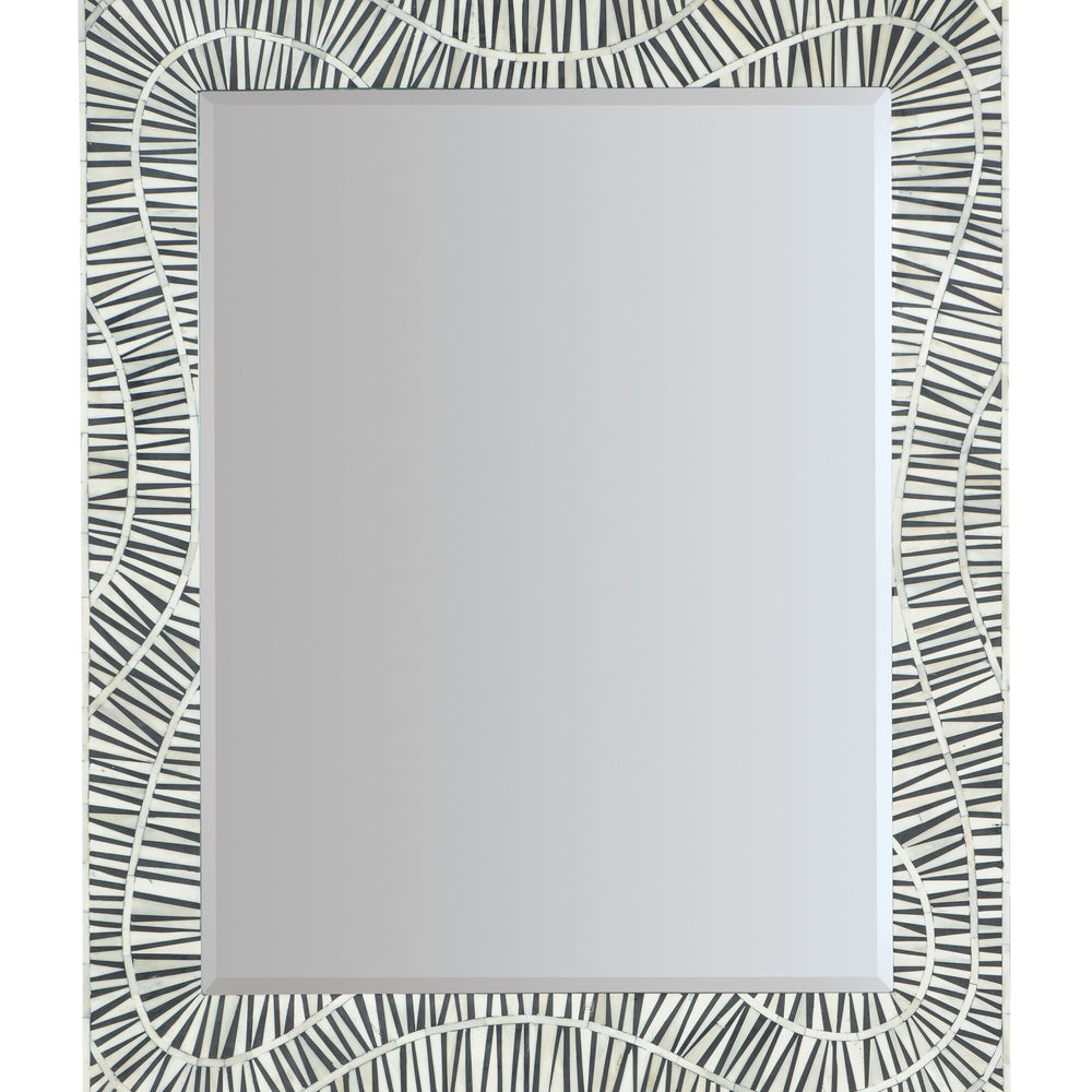 Commerce & Market Tiger Tooth Vertical Mirror.
