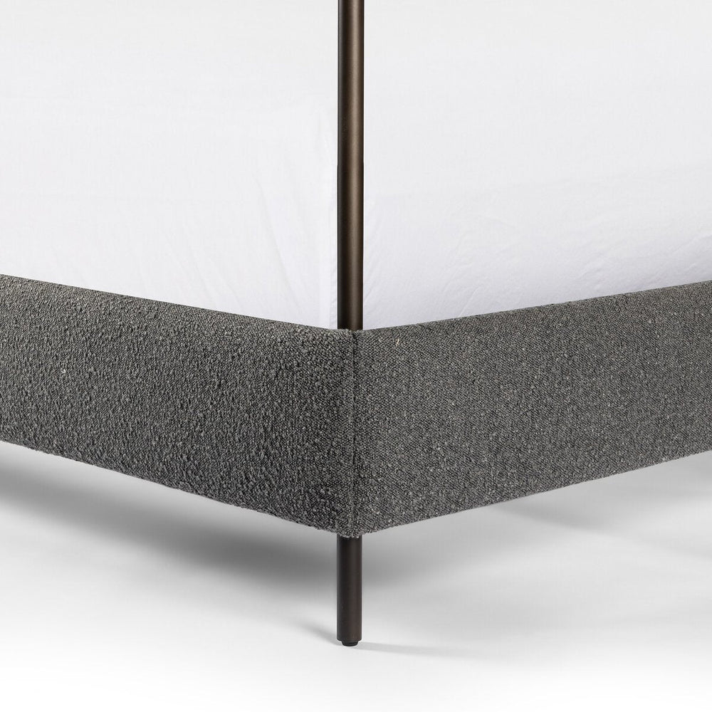 
                      
                        Anderson Canopy King Bed - Knoll Charcoal - #shop_name Beds & Bed Frames
                      
                    