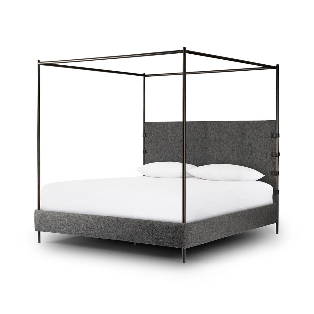 
                      
                        Anderson Canopy King Bed - Knoll Charcoal - #shop_name Beds & Bed Frames
                      
                    