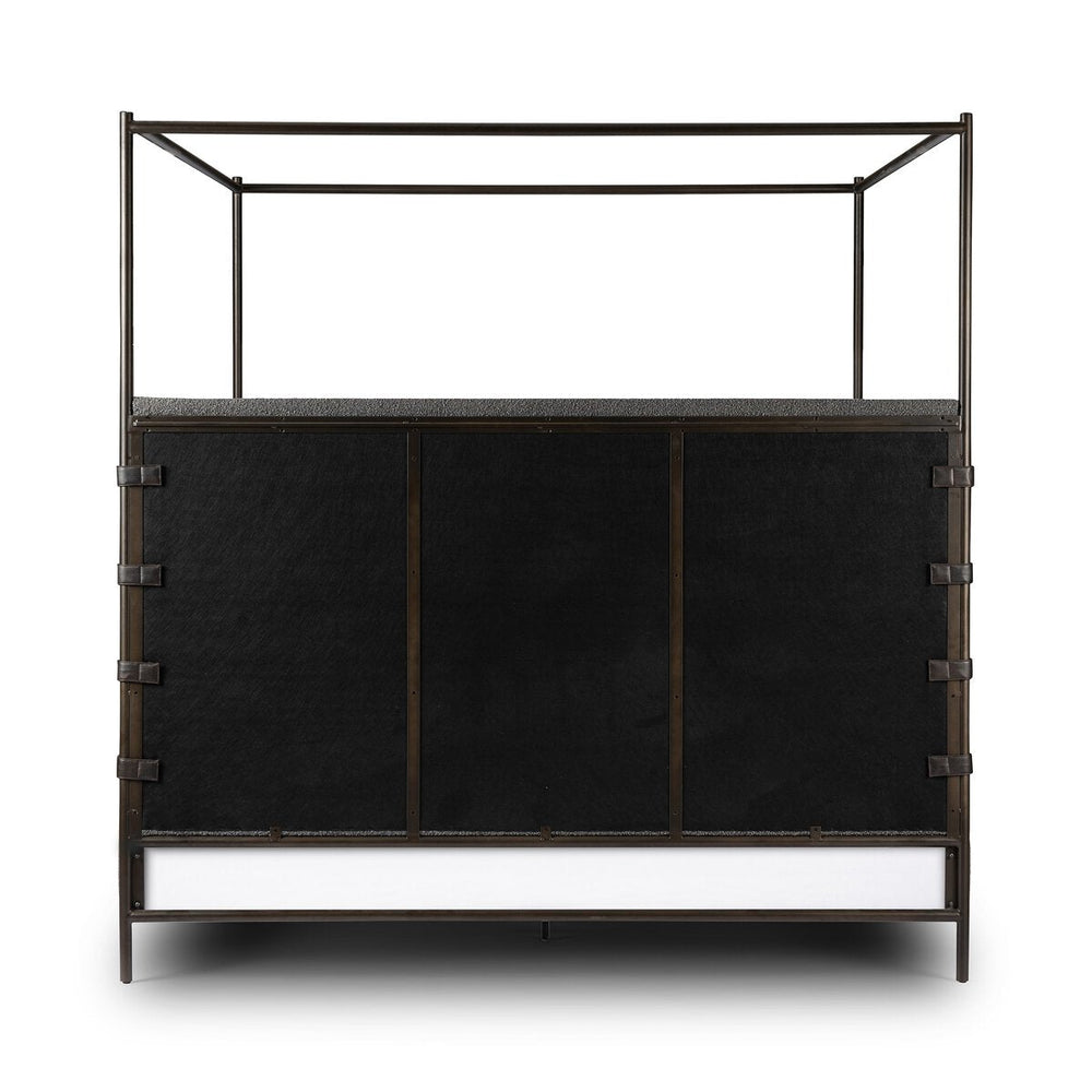 
                      
                        Anderson Canopy King Bed - Knoll Charcoal - #shop_name Beds & Bed Frames
                      
                    