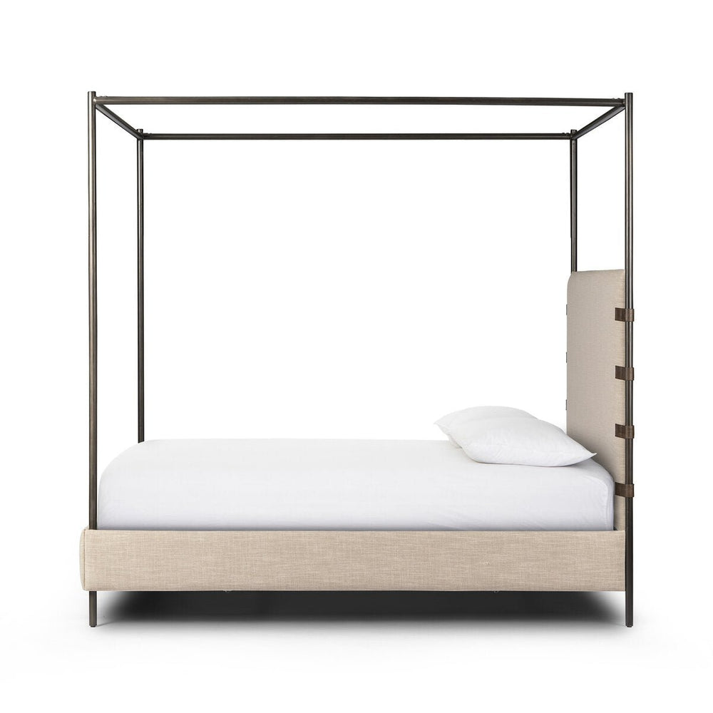 
                      
                        Anderson Canopy King Bed - Palm Ecru - #shop_name Beds & Bed Frames
                      
                    