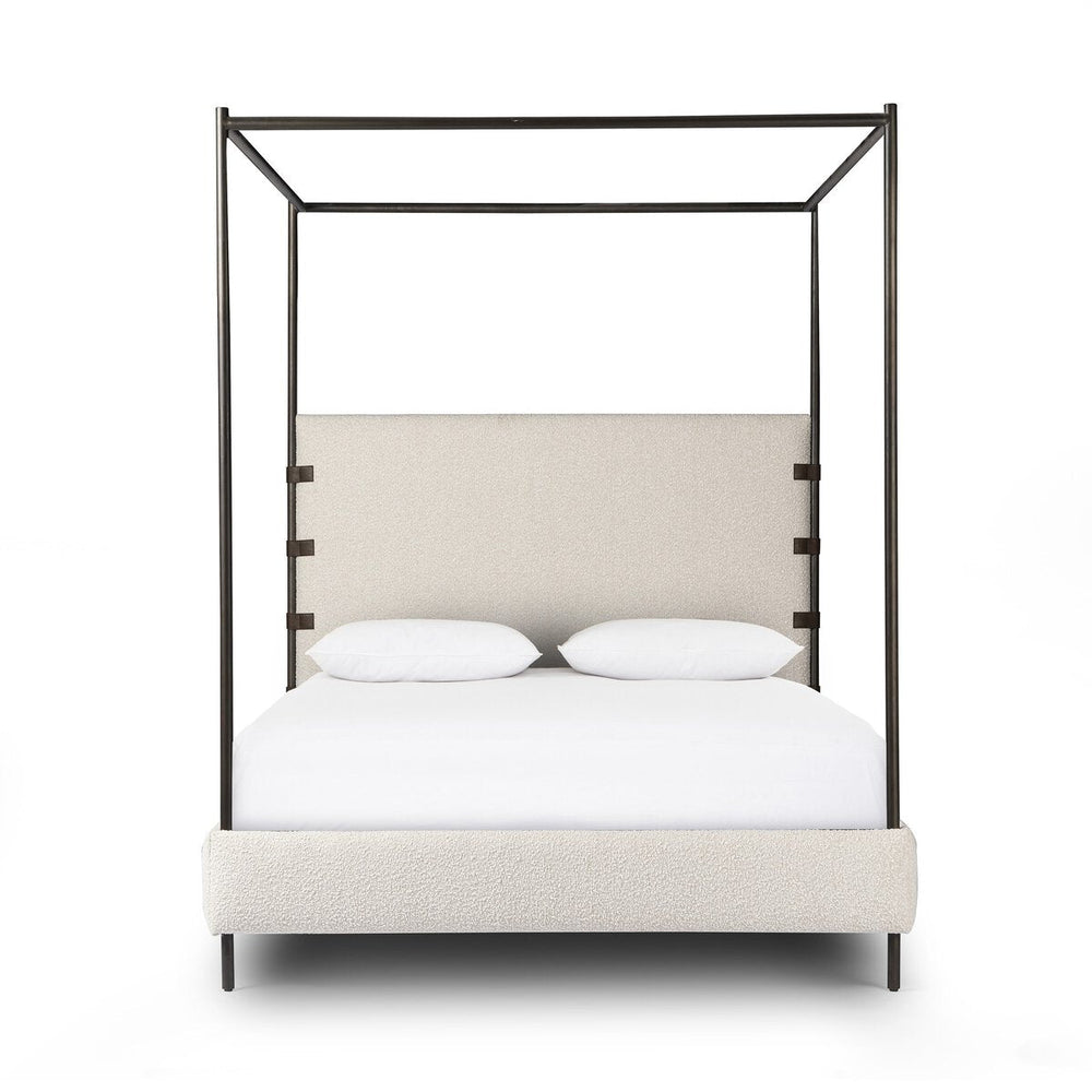 Anderson Canopy Queen Bed - Knoll Natural - #shop_name Beds & Bed Frames