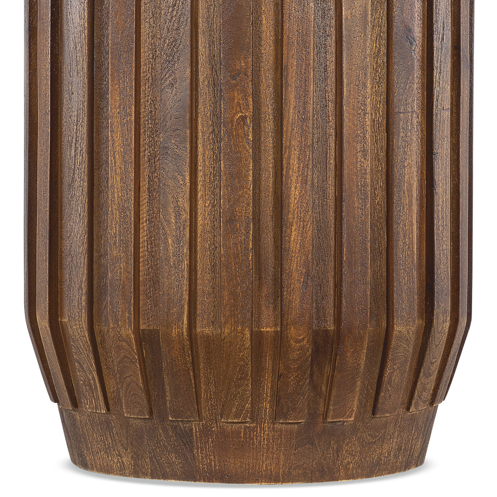 Commerce and Market Gears Round End Table.