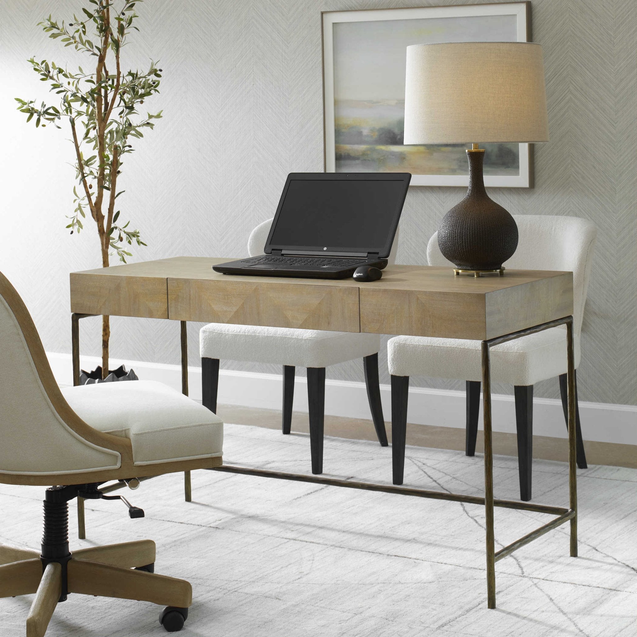 Uttermost Aristotle Desk - Thumbnail 5