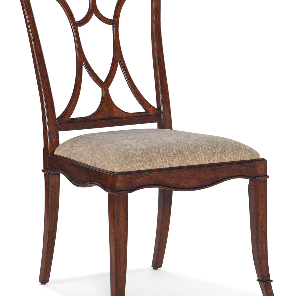 Charleston Upholstered Seat Side Chair - Maraschino Cherry