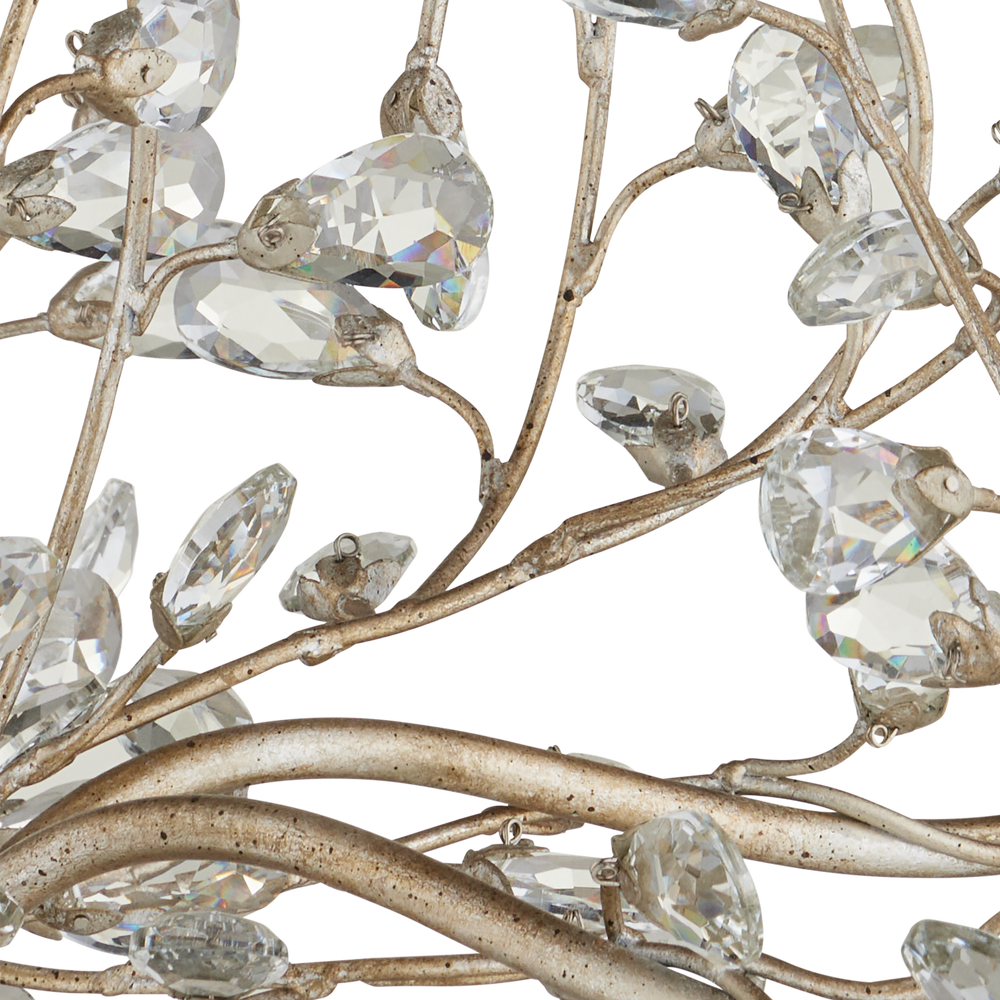 
                      
                        Crystal Bud Small Silver Chandelier
                      
                    