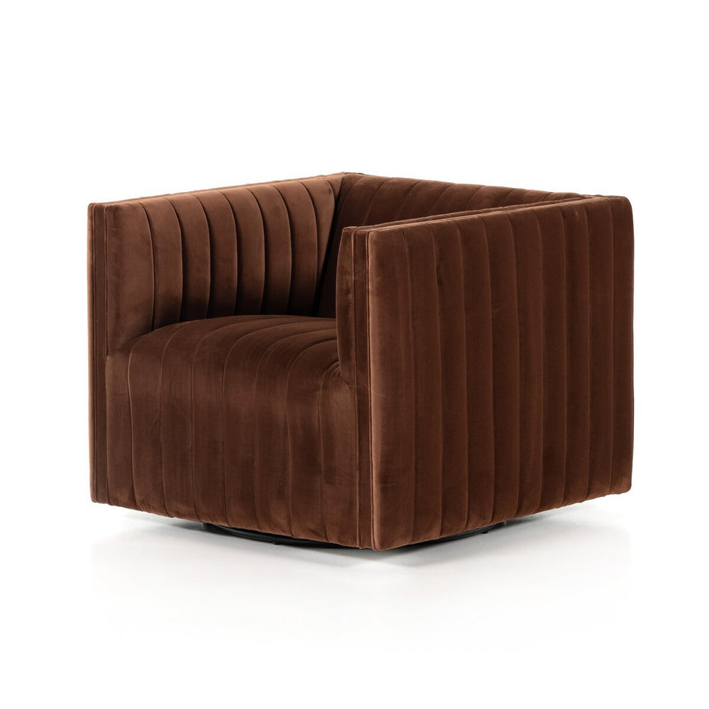 Augustine Swivel Chair - Surrey Auburn - #shop_name Swivel Chairs