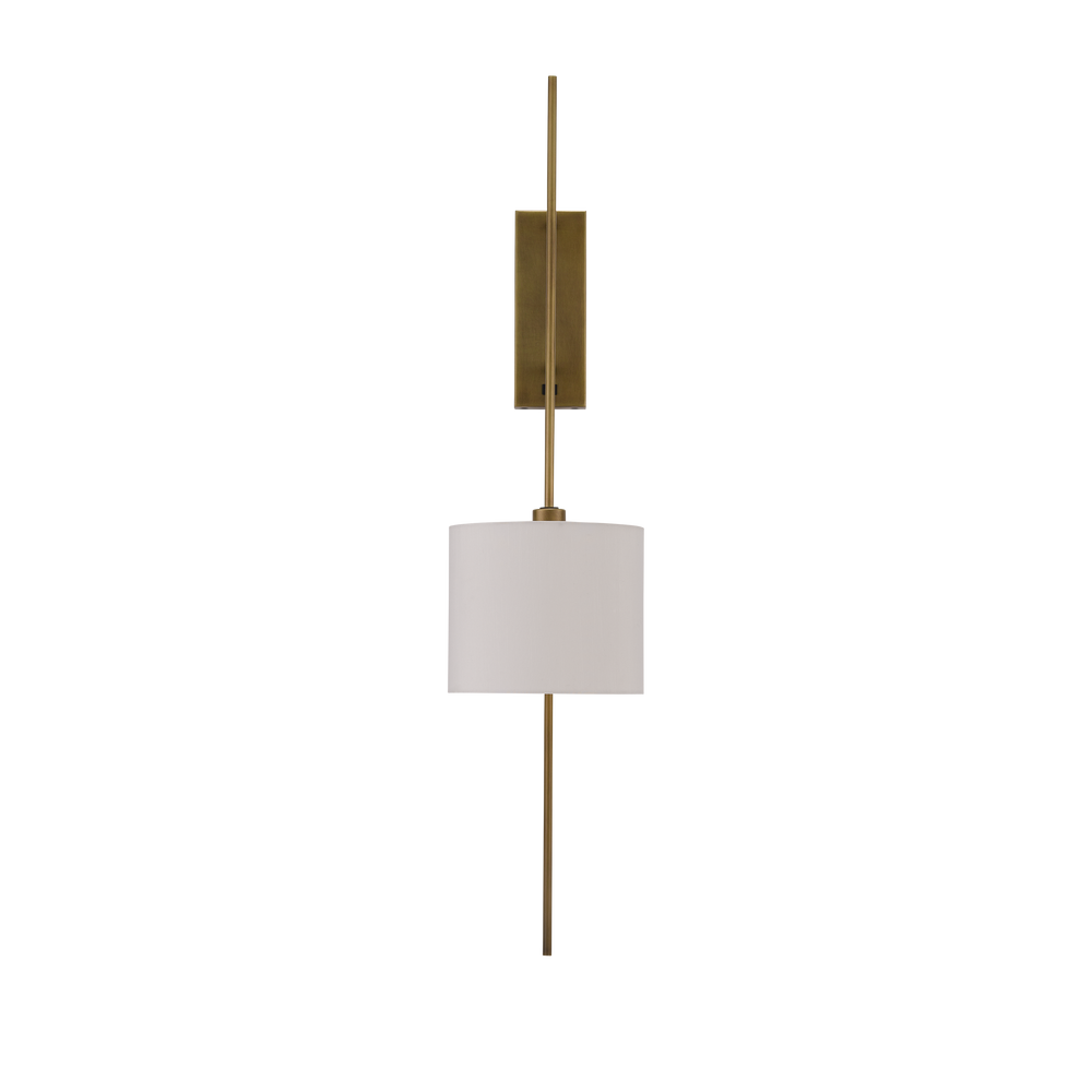 
                      
                        Savill Brass Wall Sconce.
                      
                    
