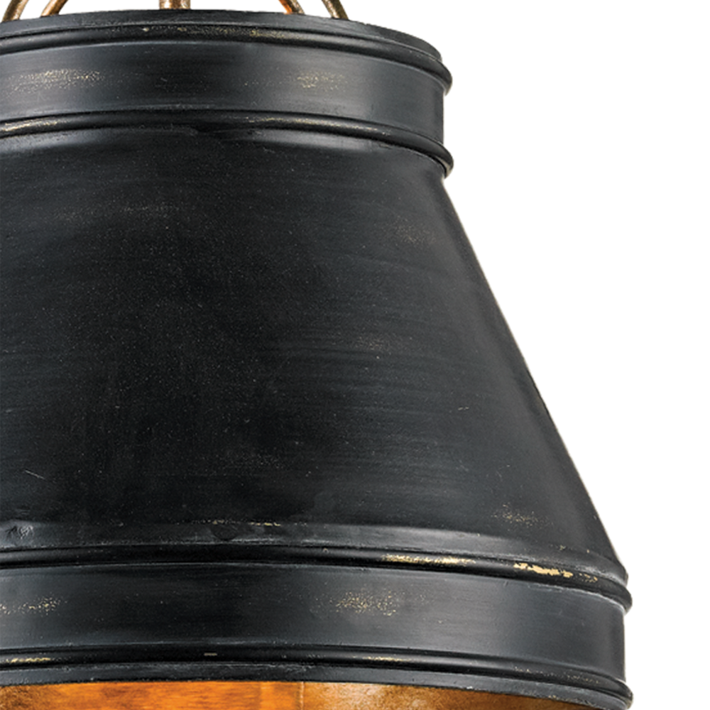 Lumley Black Pendant.