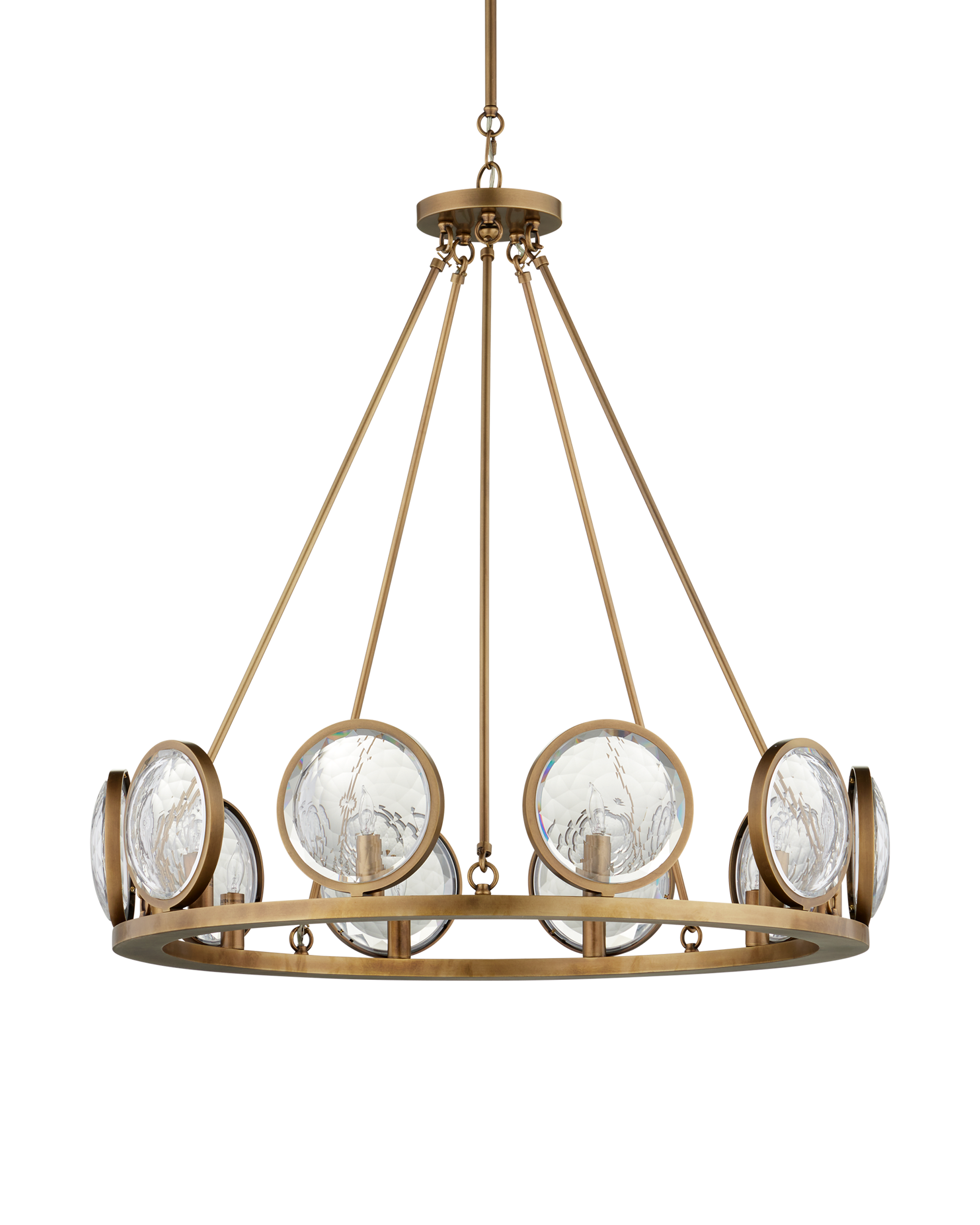 MarjieScope Brass Chandelier - Thumbnail 5