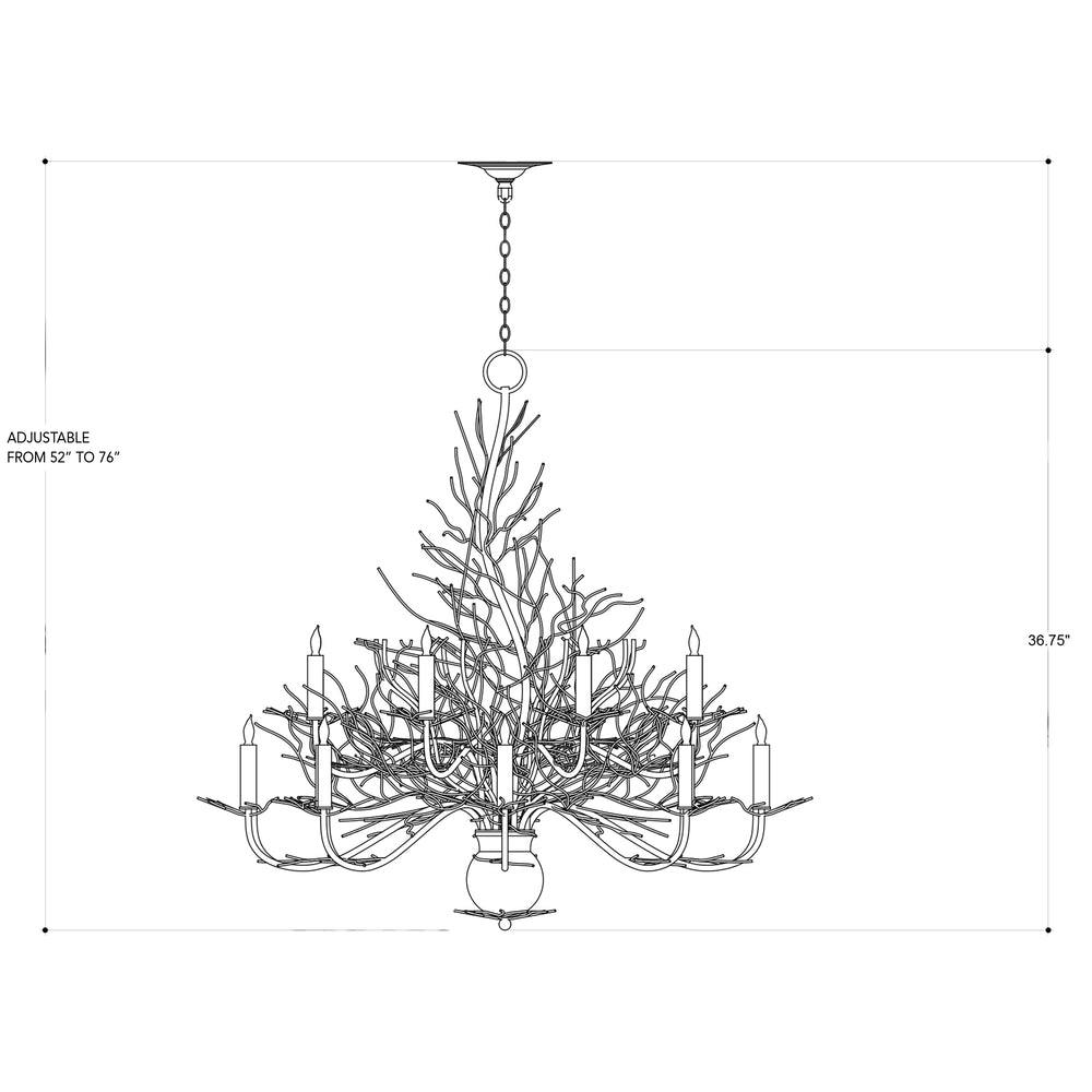 
                      
                        Seaward Large White Chandelier
                      
                    