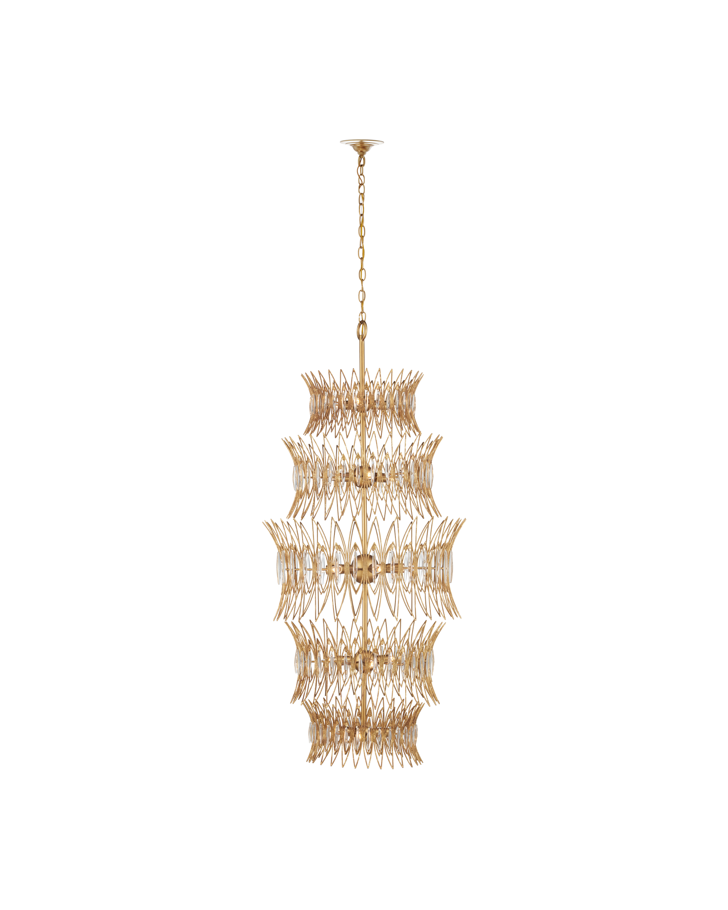 Marquise Large Gold Chandelier - Thumbnail 3