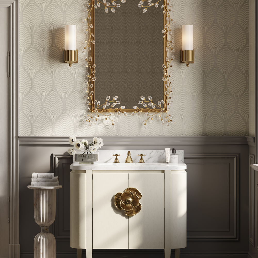 
                      
                        Bryce Gold Bath Wall Sconce
                      
                    