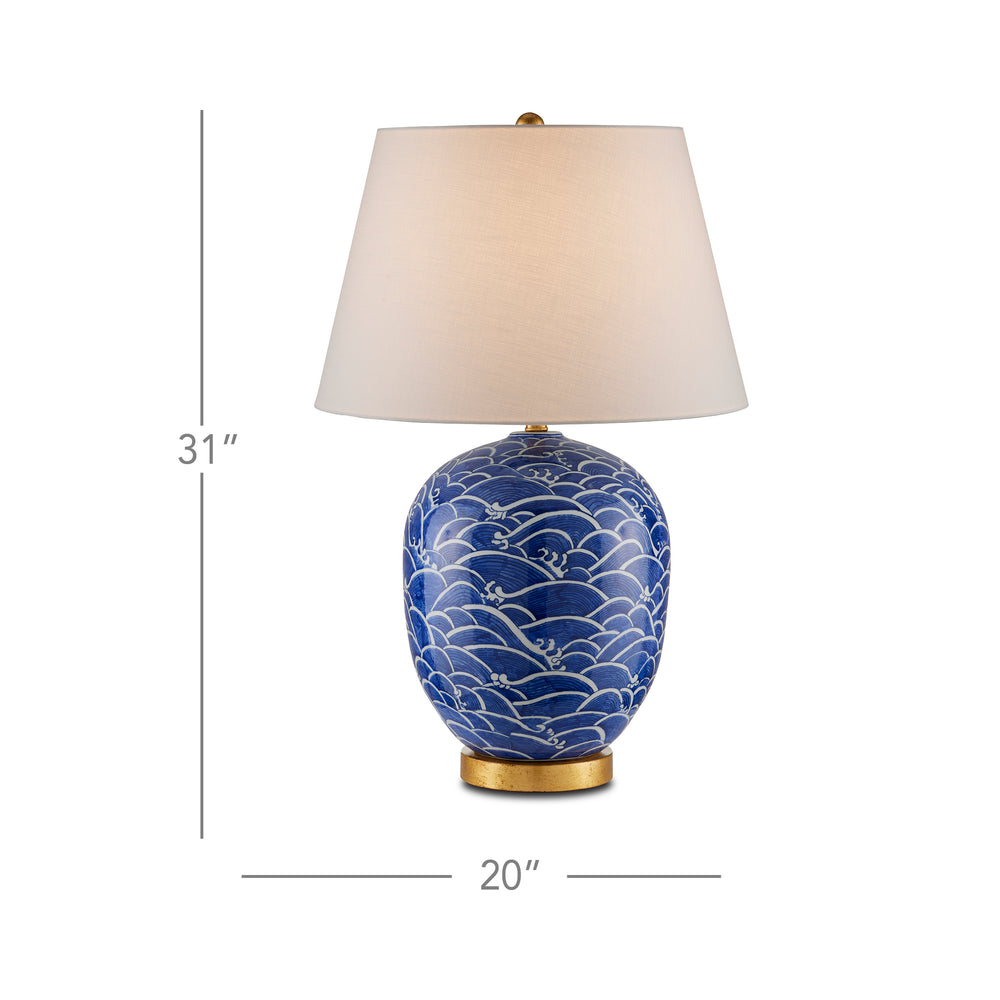 
                      
                        Nami Blue Table Lamp.
                      
                    