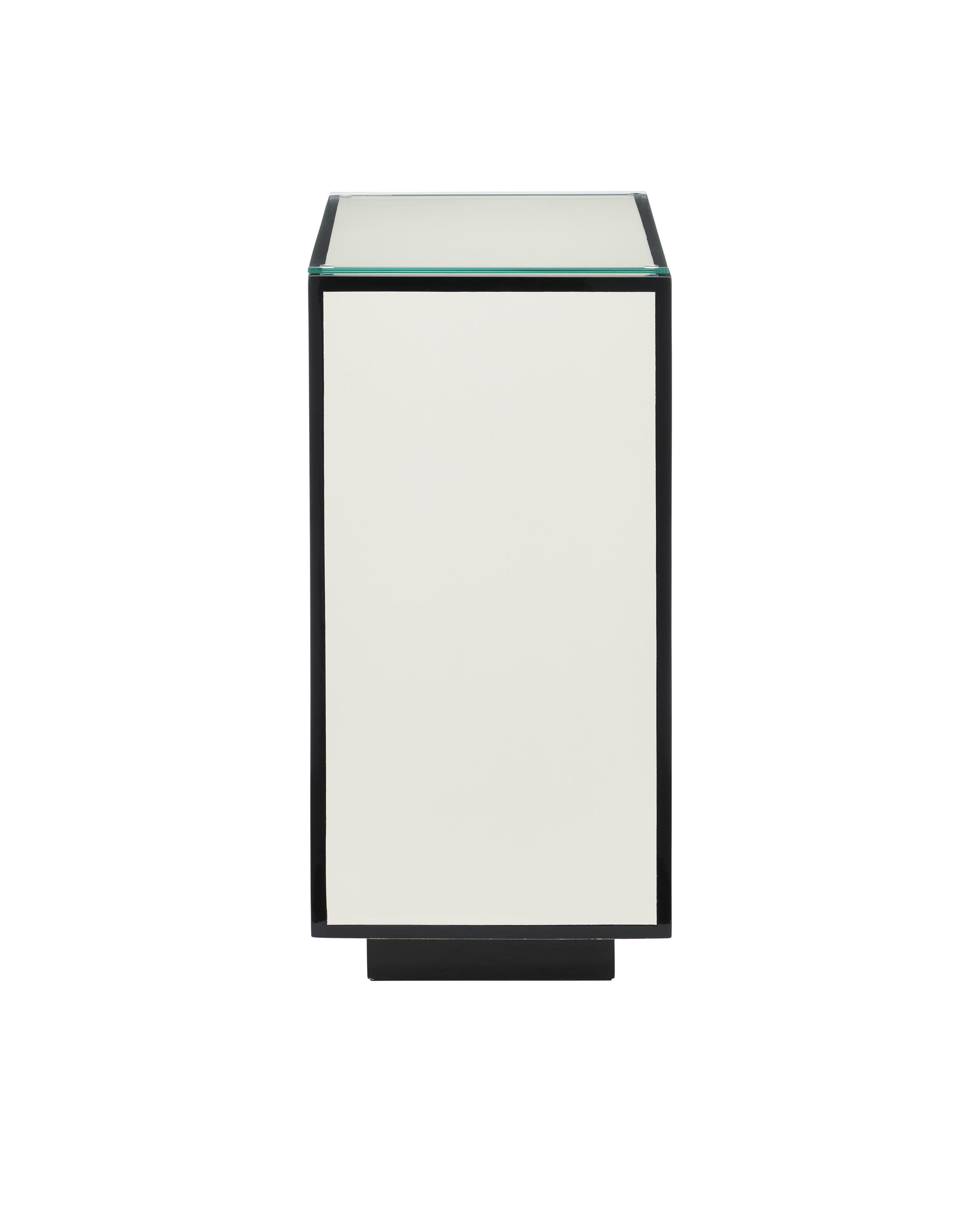 Ivory Lacquer Side Table