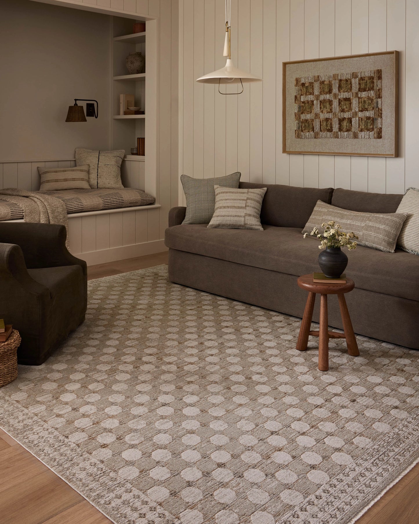 Amber Lewis x Loloi Cali Taupe / Natural 2'-3" x 3'-11" Accent Rug