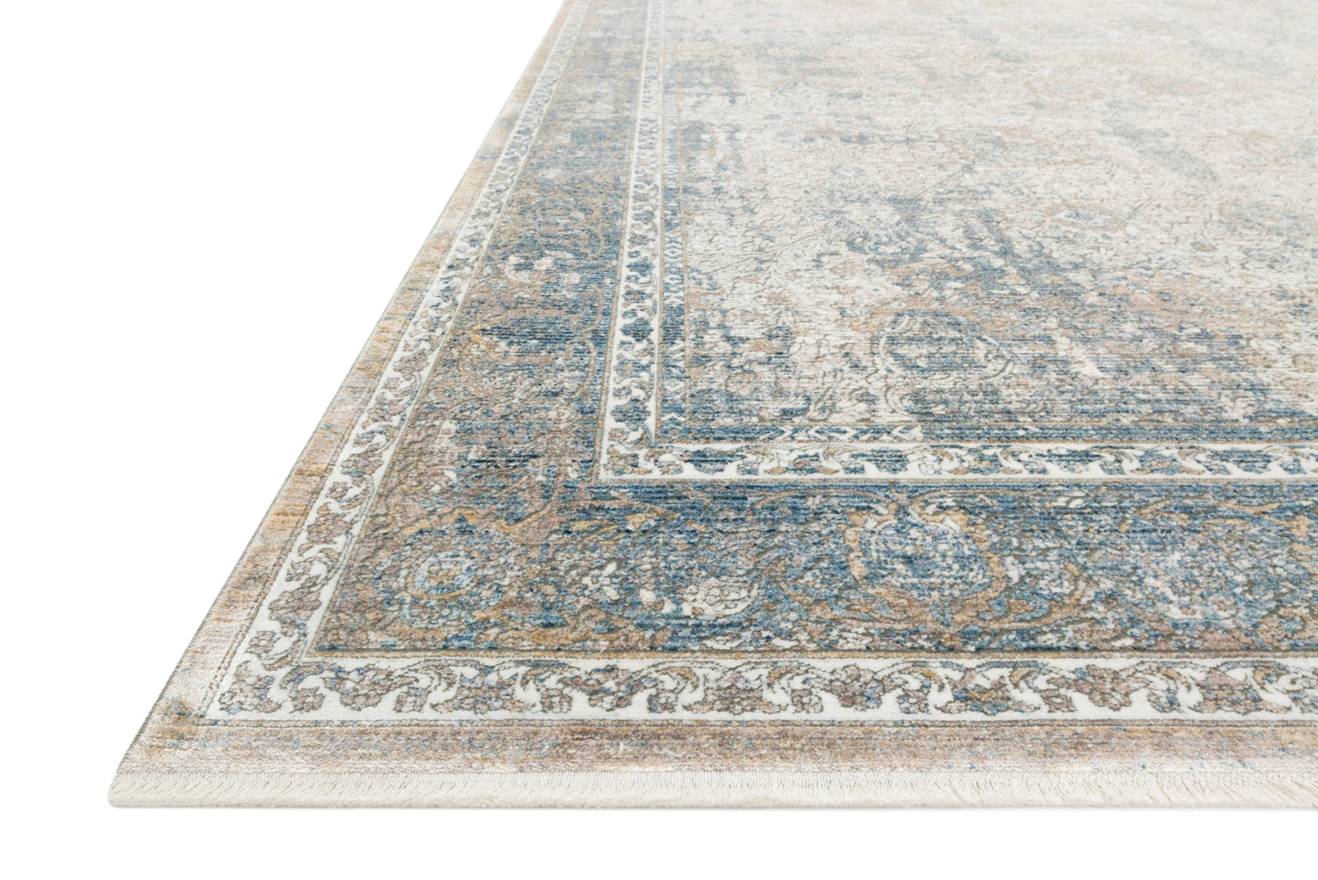 Loloi Gemma Sky / Ivory 7'-7" x 9'-10" Area Rug
