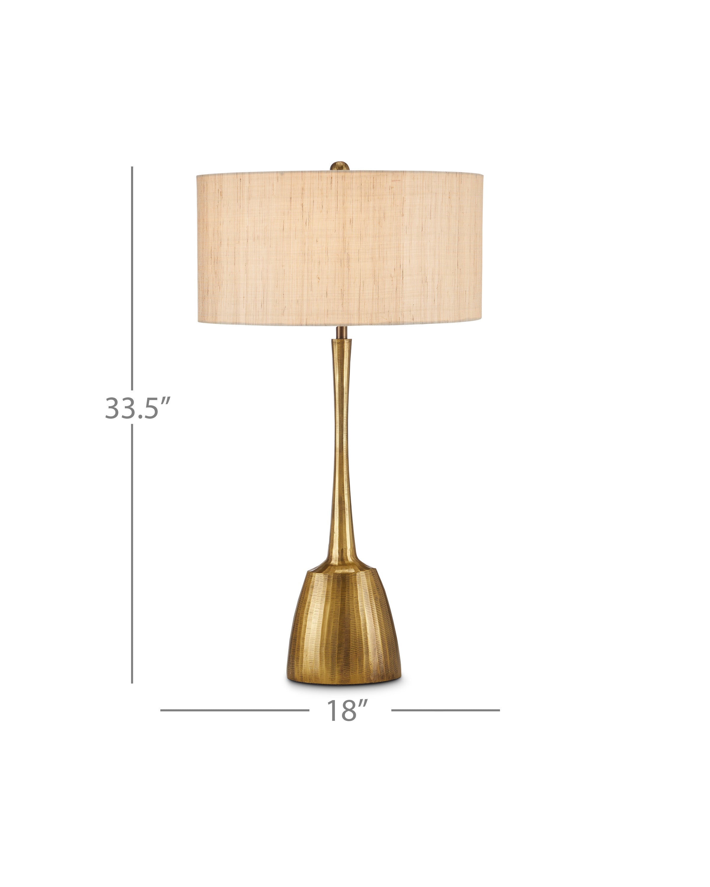 Cheenee Brass Table Lamp - Thumbnail 4