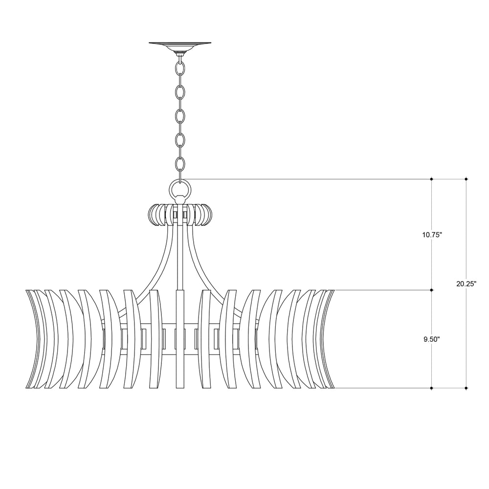 
                      
                        Coquette Brass Chandelier
                      
                    