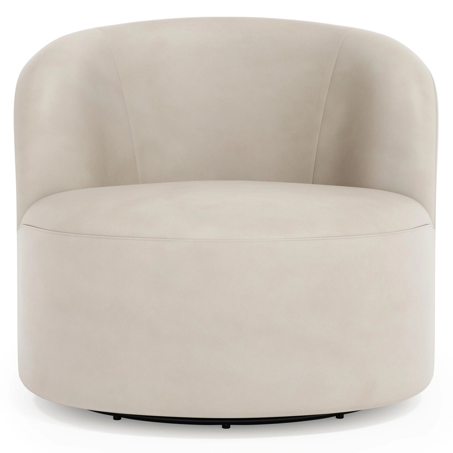 Elle Leather Swivel Chair