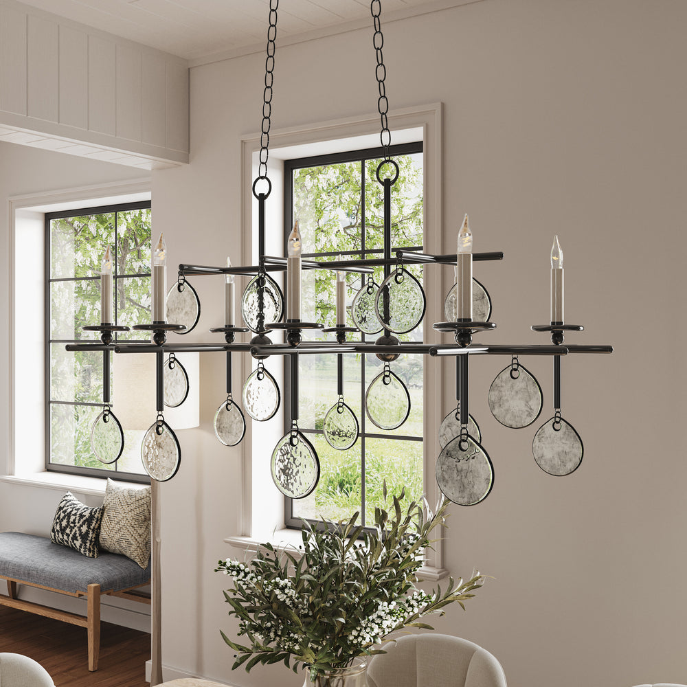 
                      
                        Sethos Black Rectangular Chandelier
                      
                    