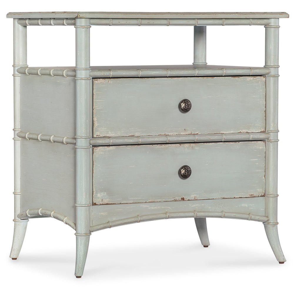 Charleston Nightstand - Haint Blue.