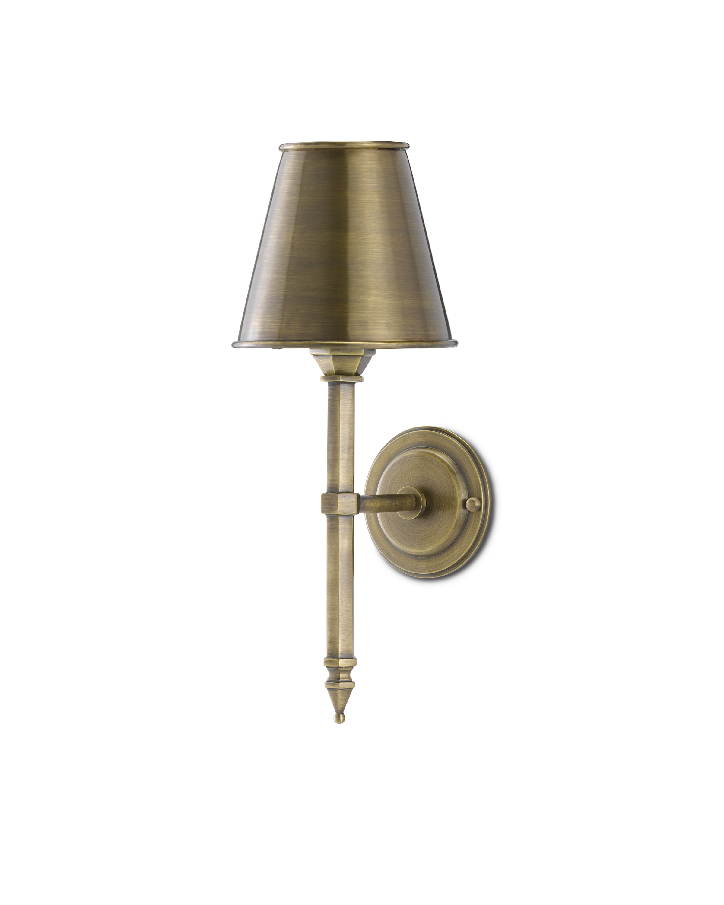 Wollaton Brass Wall Sconce - Thumbnail 2