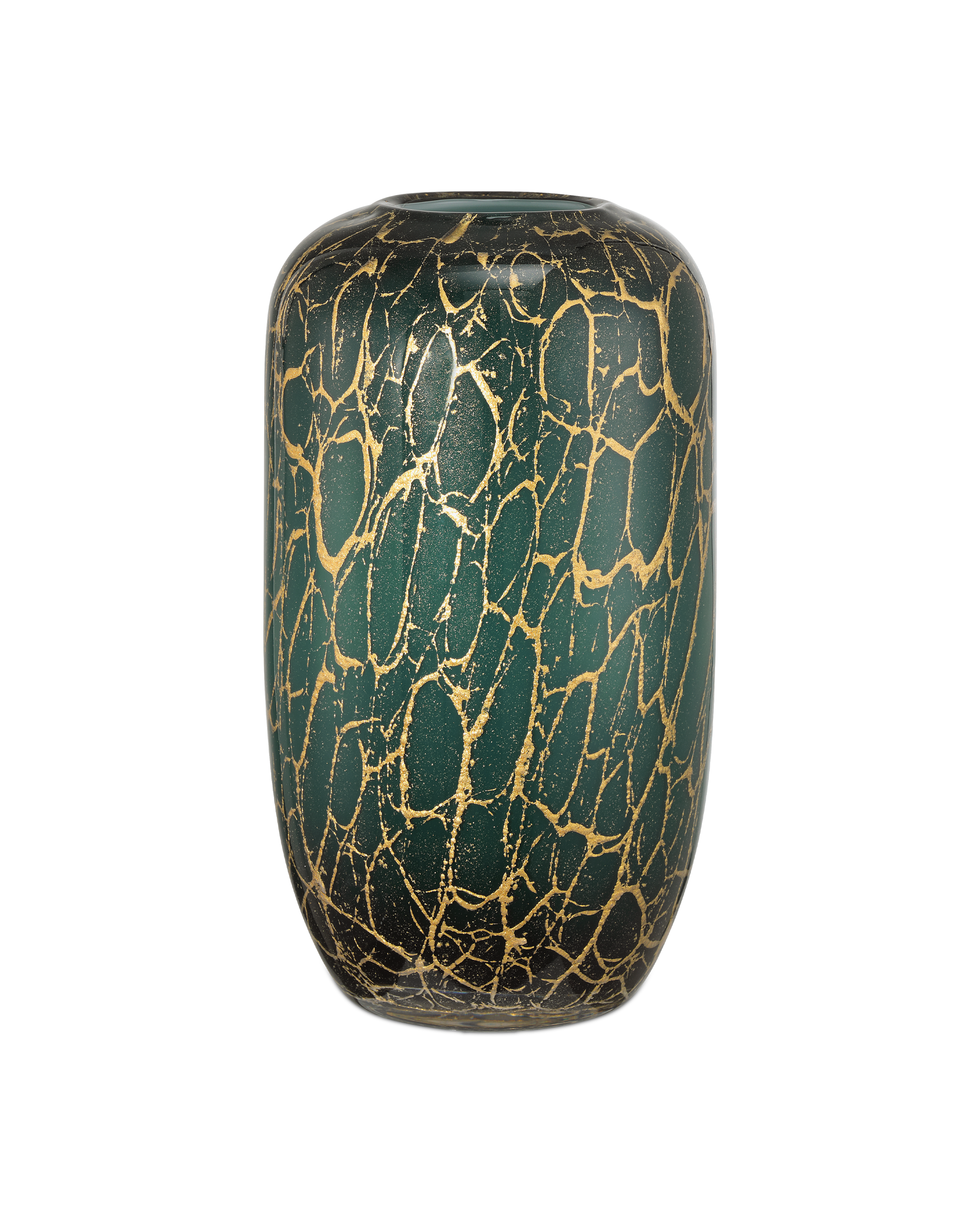 Vitry Green & Gold Vase - Thumbnail 3
