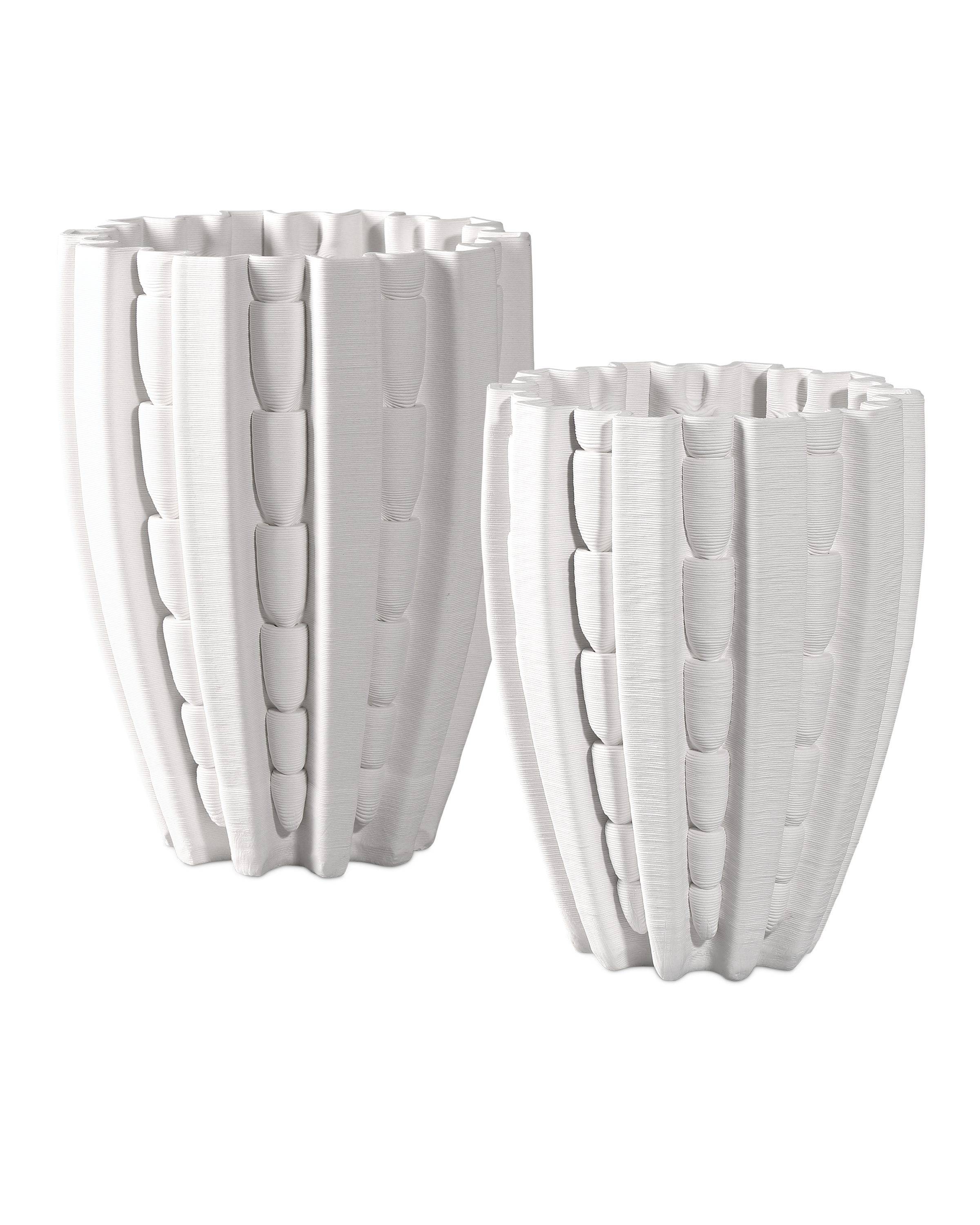 Fluted Medium Vase - Thumbnail 4