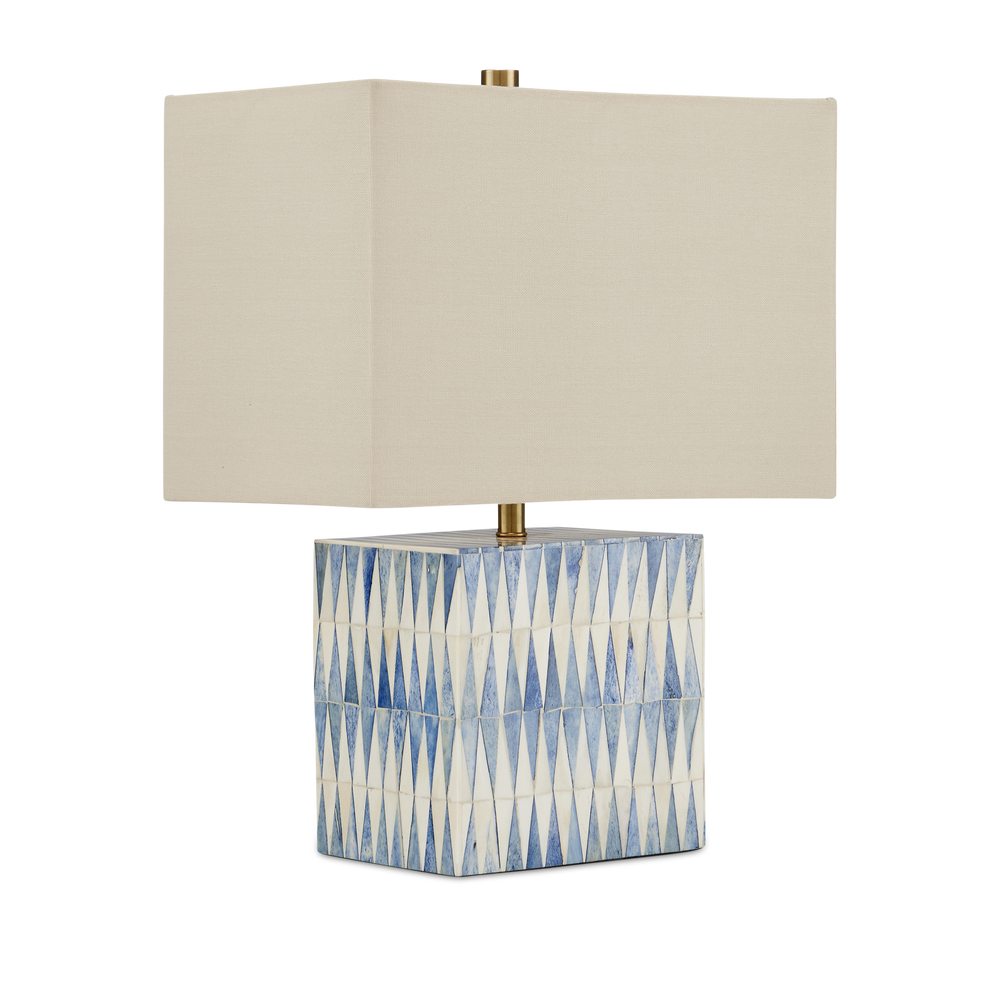 
                      
                        Nadene Blue & White Table Lamp.
                      
                    