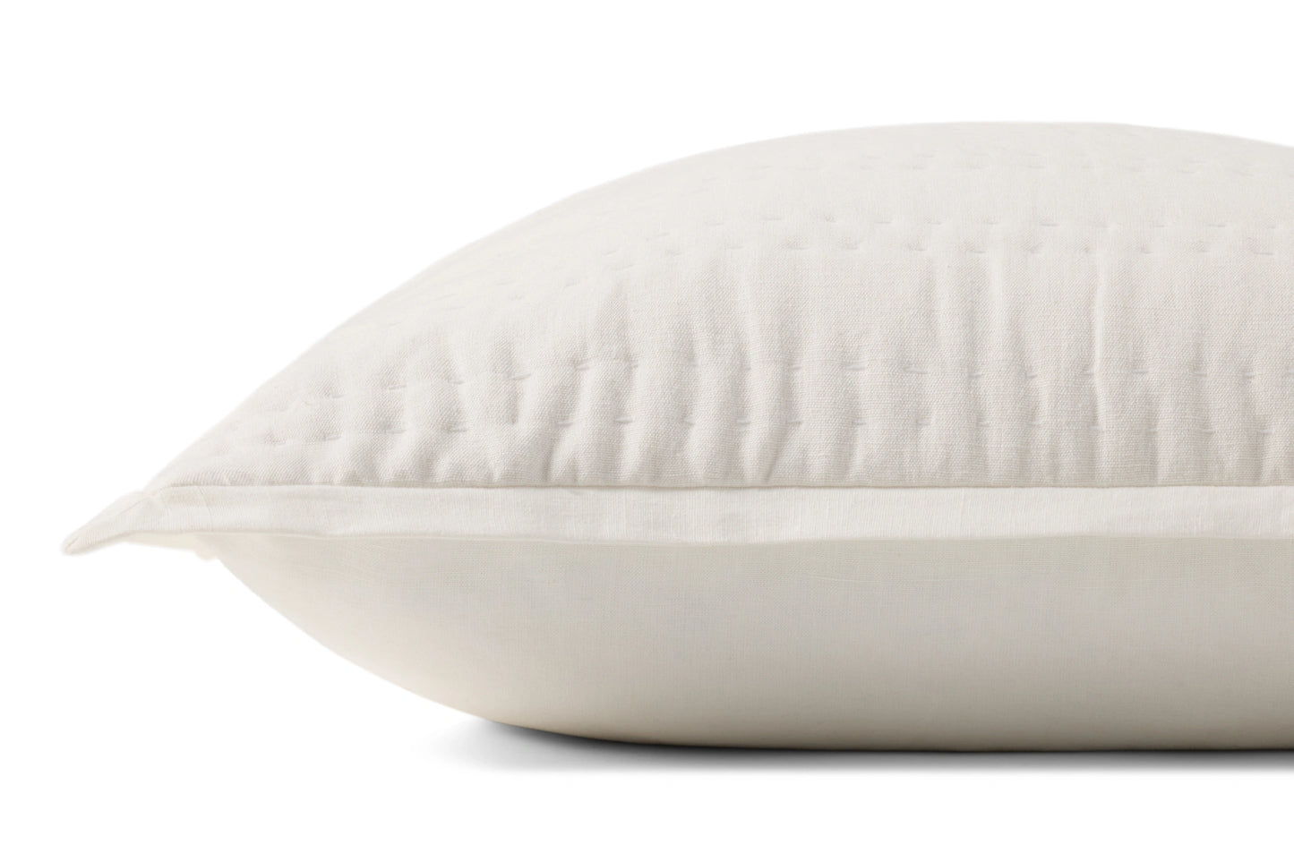 Loloi PLL0195 White 22'' x 22'' Cover w/Poly